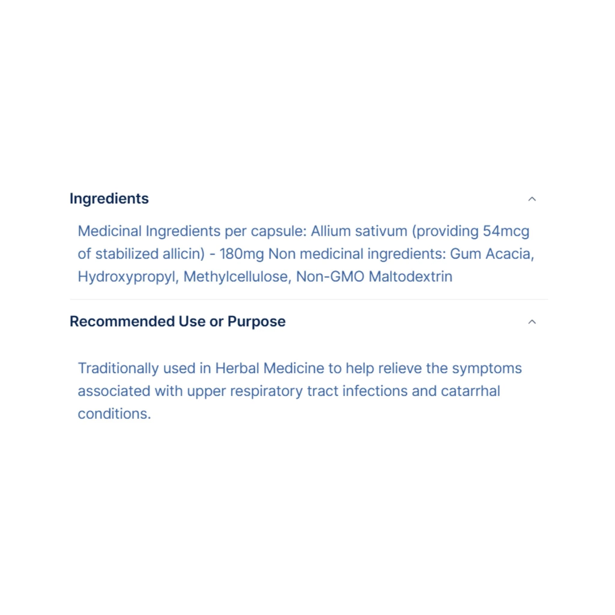 Allimax 180mg Stabilized Allicin 60c