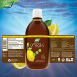 NutraSea Omega - 3 Zesty Lemon 500ml - Nature's Source Inc