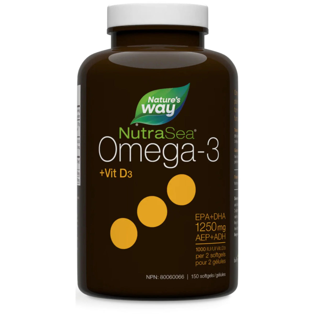 NutraSea+D Liquid Gels Mint 150lg