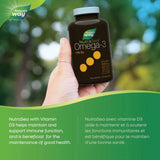 NutraSea+D Liquid Gels Mint 150lg