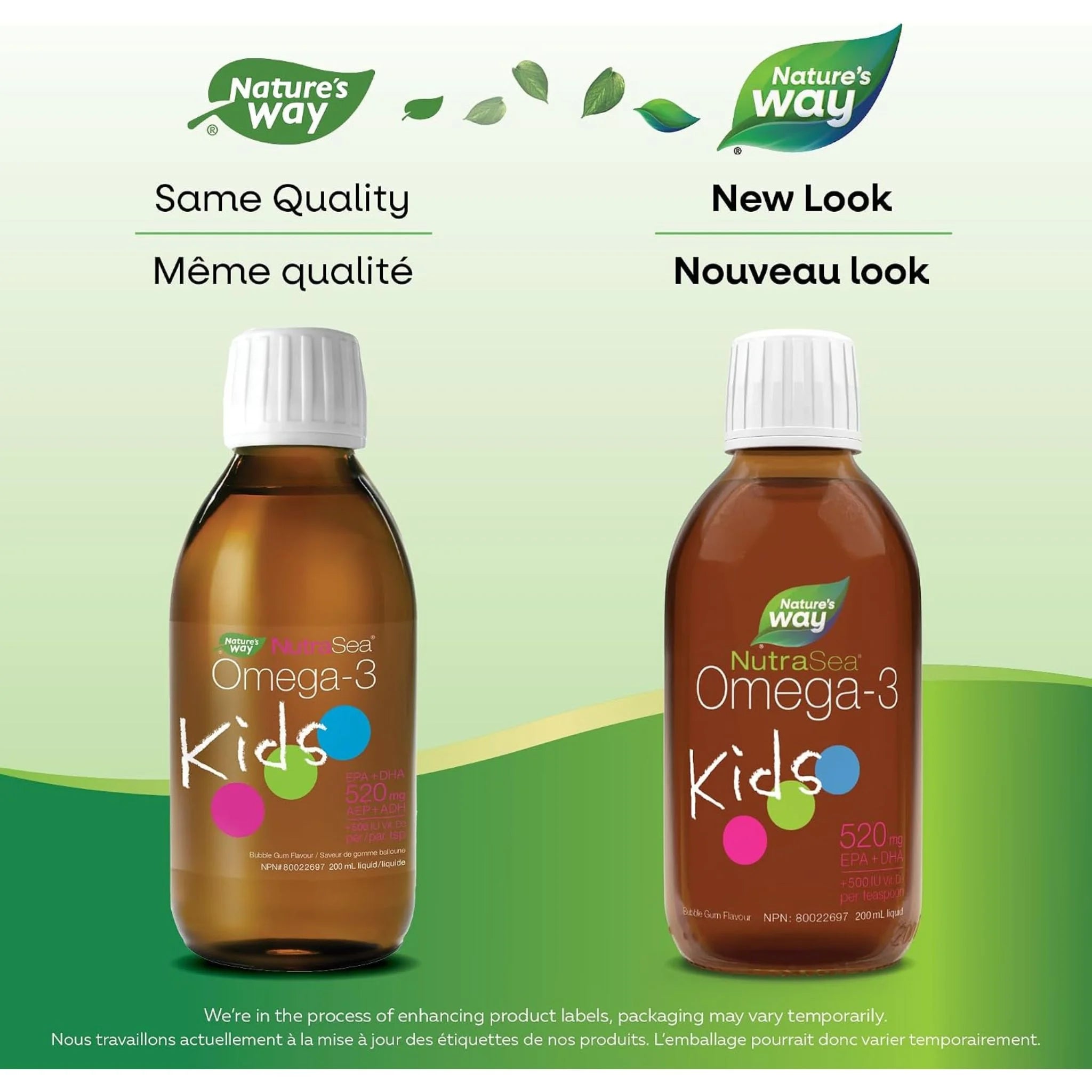 NutraSea Kids Omega-3, Bubblegum, 200ml
