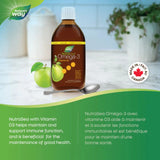 NutraSea +D Omega-3 Crisp Apple, 500ml