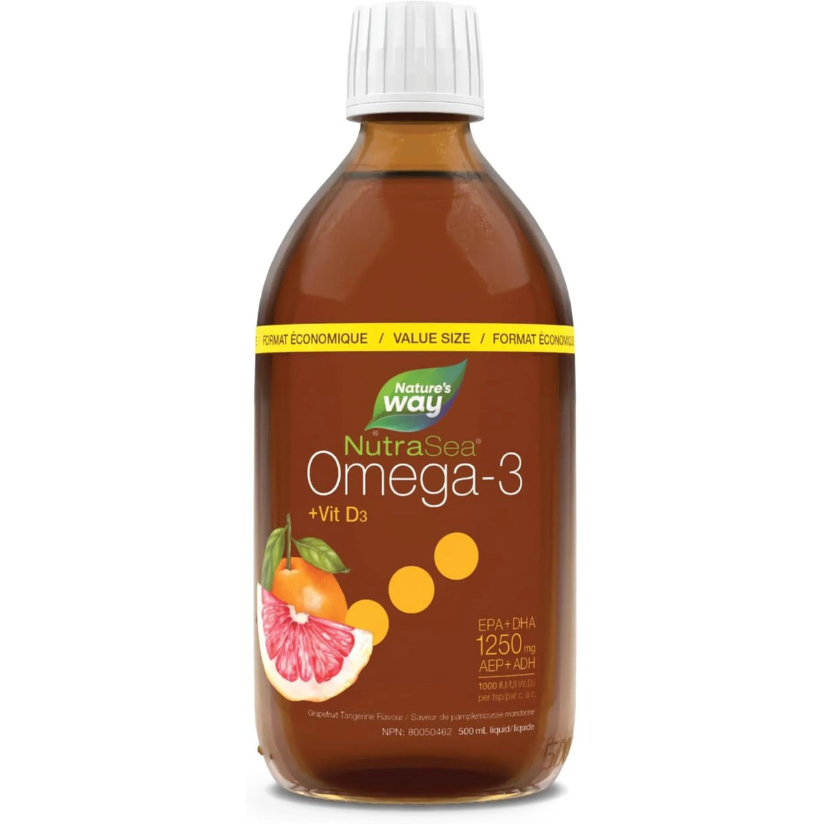 NutraSea+D Grapefruit Tangerine 500ml