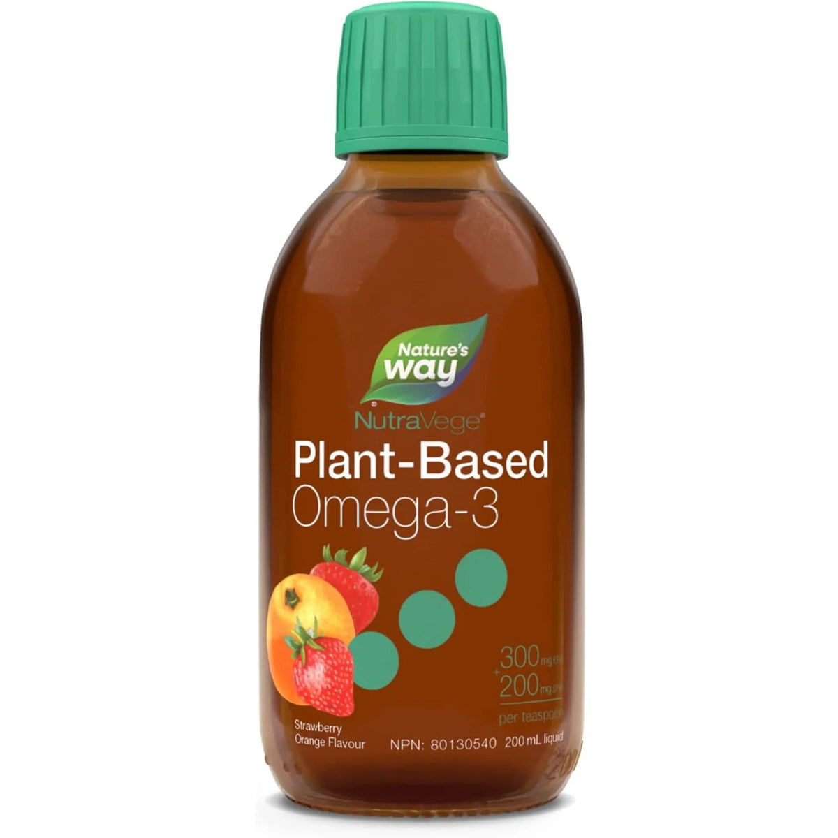 NutraVege Plant Based Omega 3 (Strawberry Orange) - 200ml