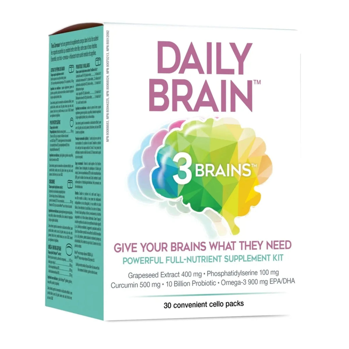3 Brains Daily Brain 30pk