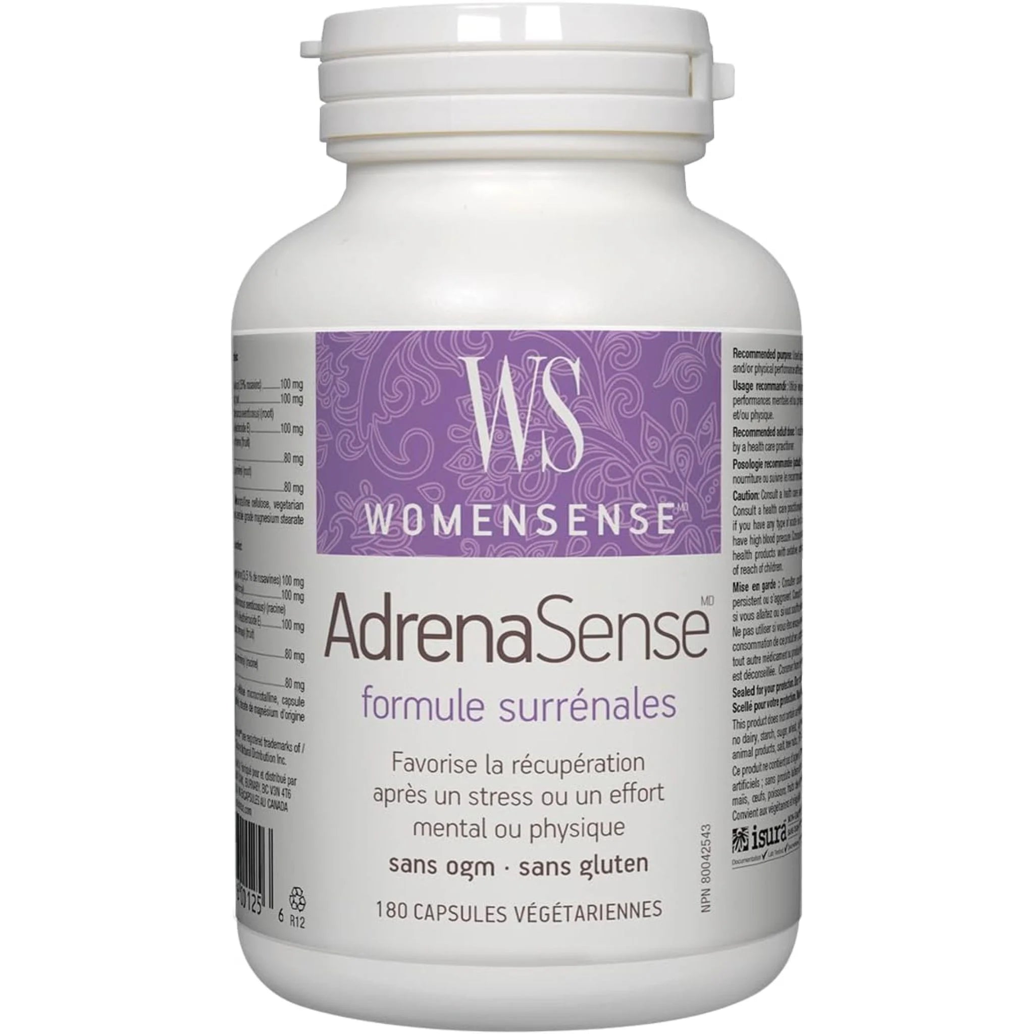 WomenSense AdrenaSense 180 Vegetarian Capsules