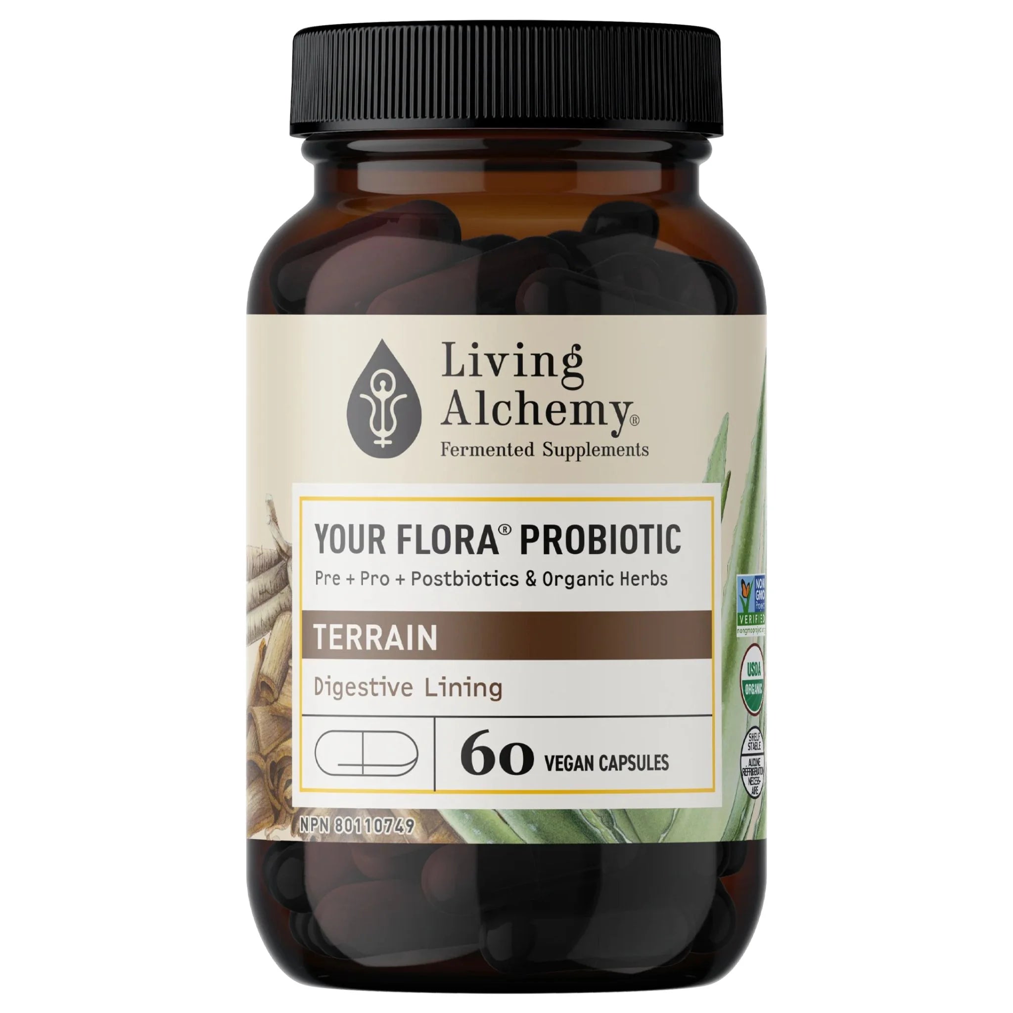 Living Alchemy Your Flora Terrain 60 Veg Capsules