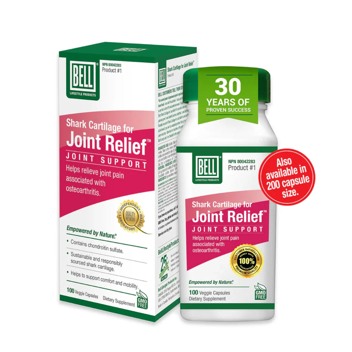 Bell Lifestyles Shark Cartilage (100 Capsules)