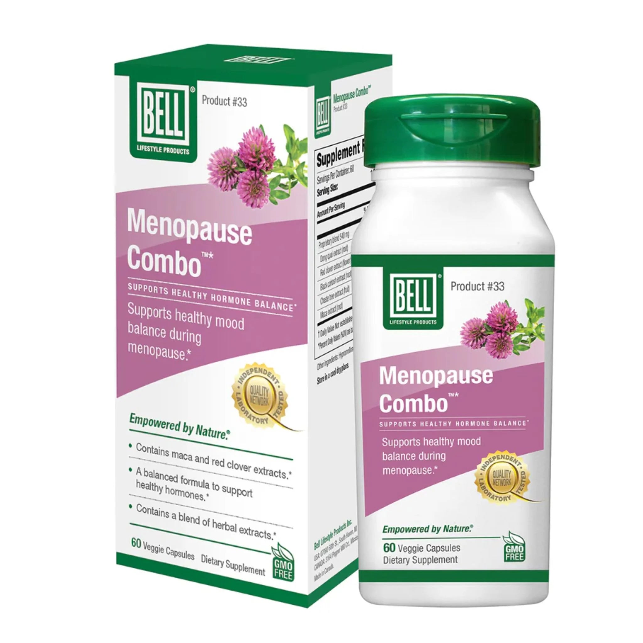 Bell Lifestyles HRT Menopause Combo 60c