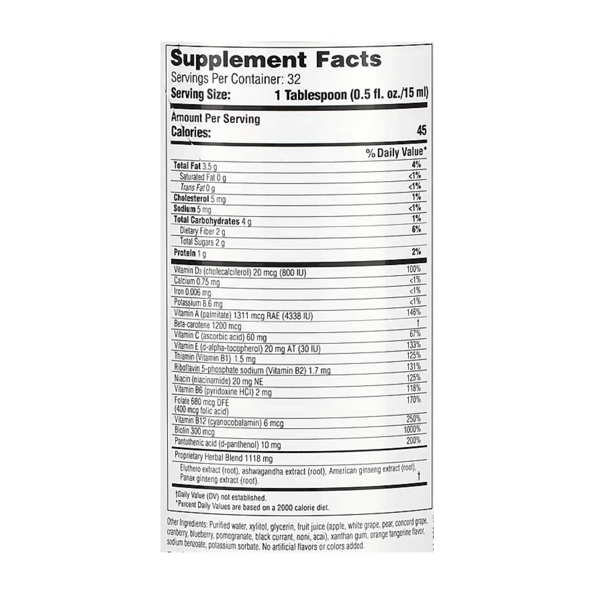 Bell Lifestyles Liquid Multi-Vitamin 500ml