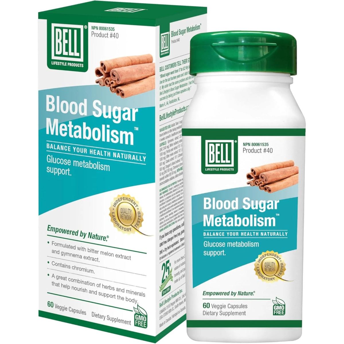 Bell Lifestyles Blood Sugar Metabolism 60c