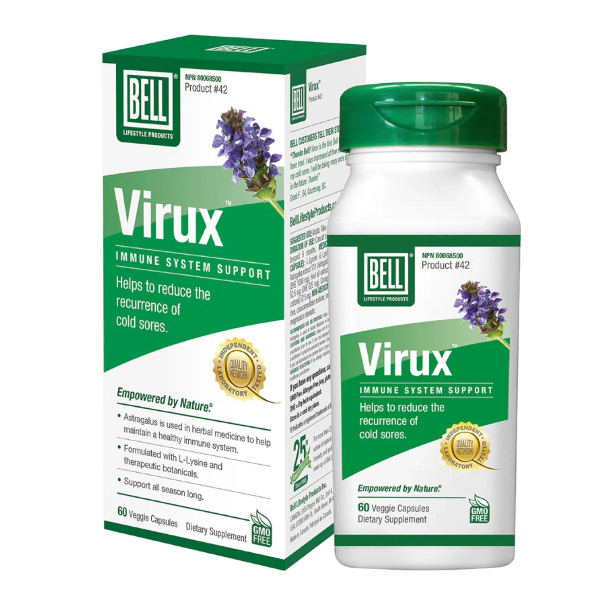 Bell Lifestyles Virux Viral Infections 60c