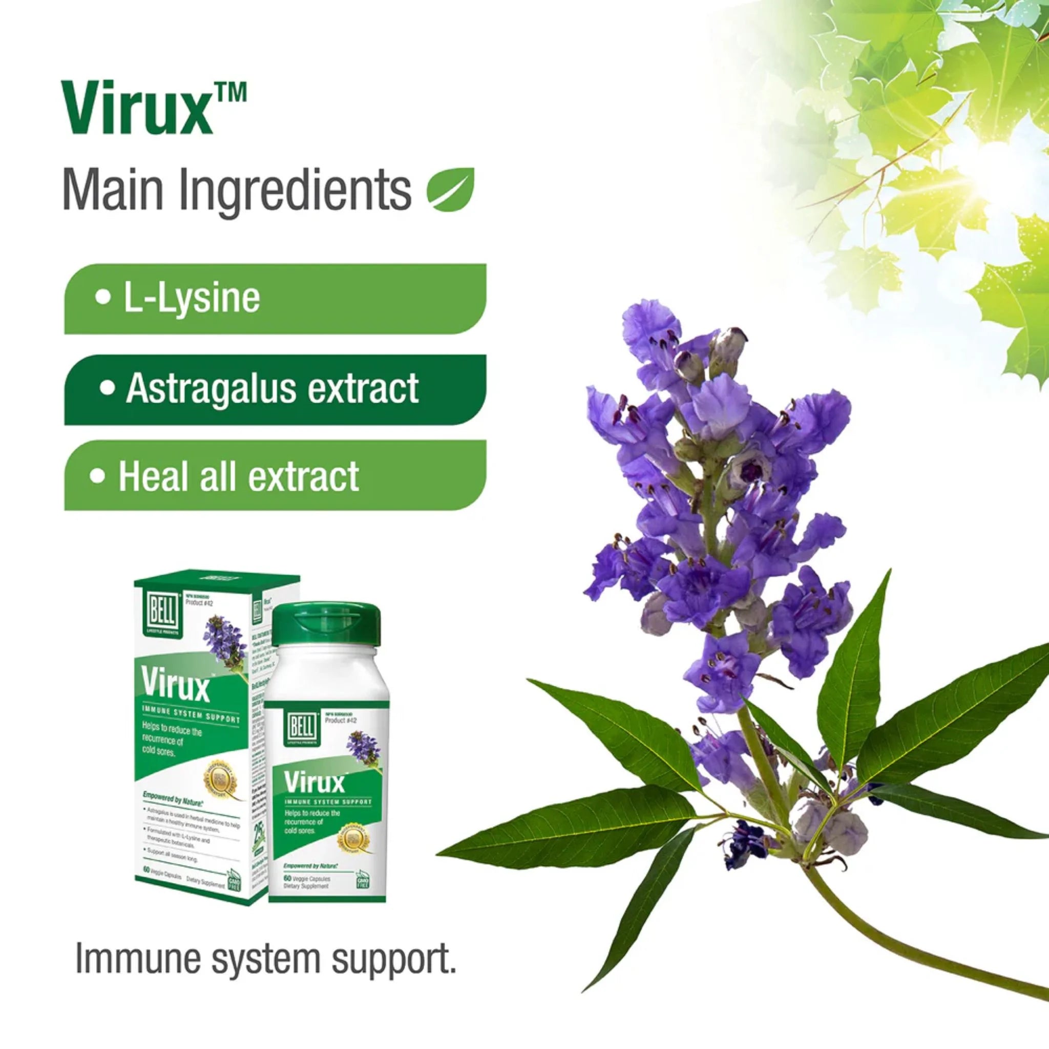 Bell Lifestyles Virux Viral Infections 60c