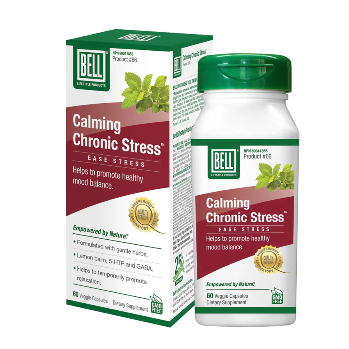 Bell Lifestyles Calming Chronic Stress 60c