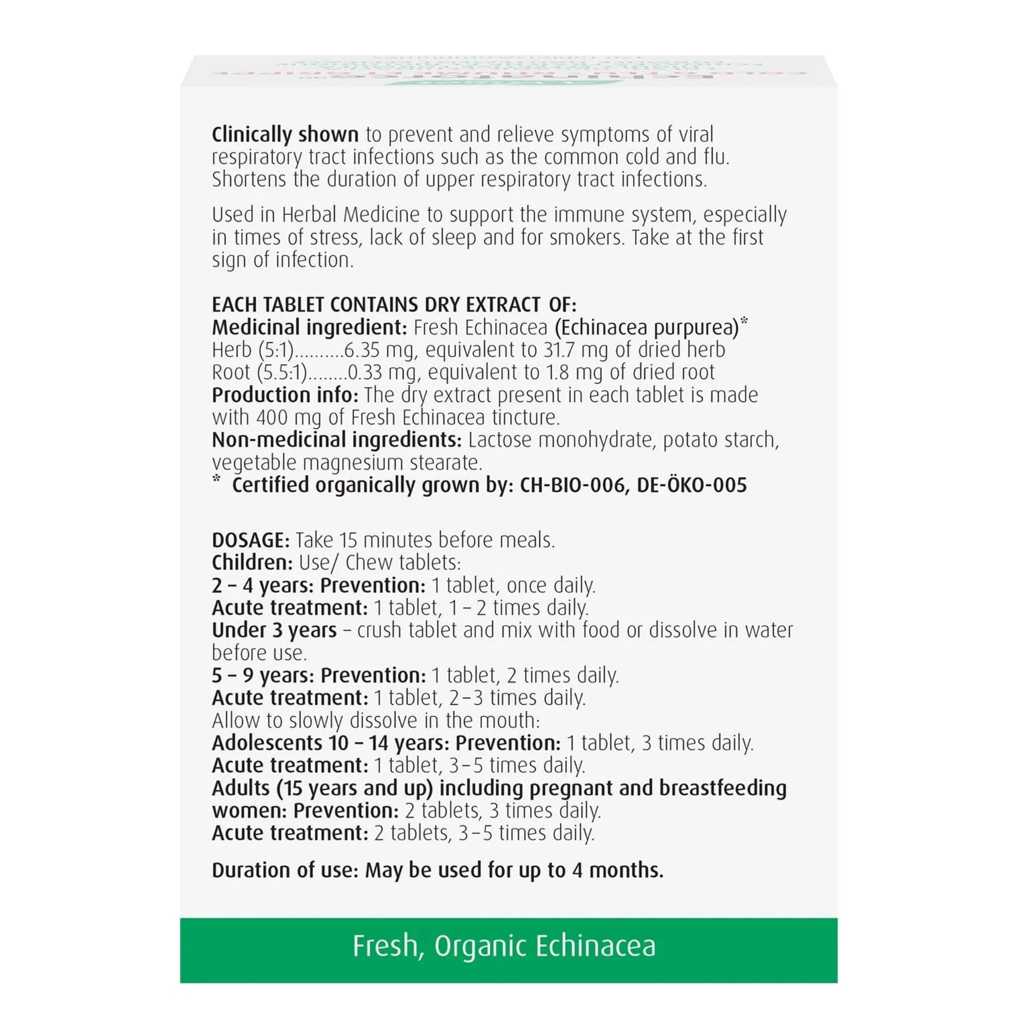 A. Vogel Echinaforce 120 Tablets