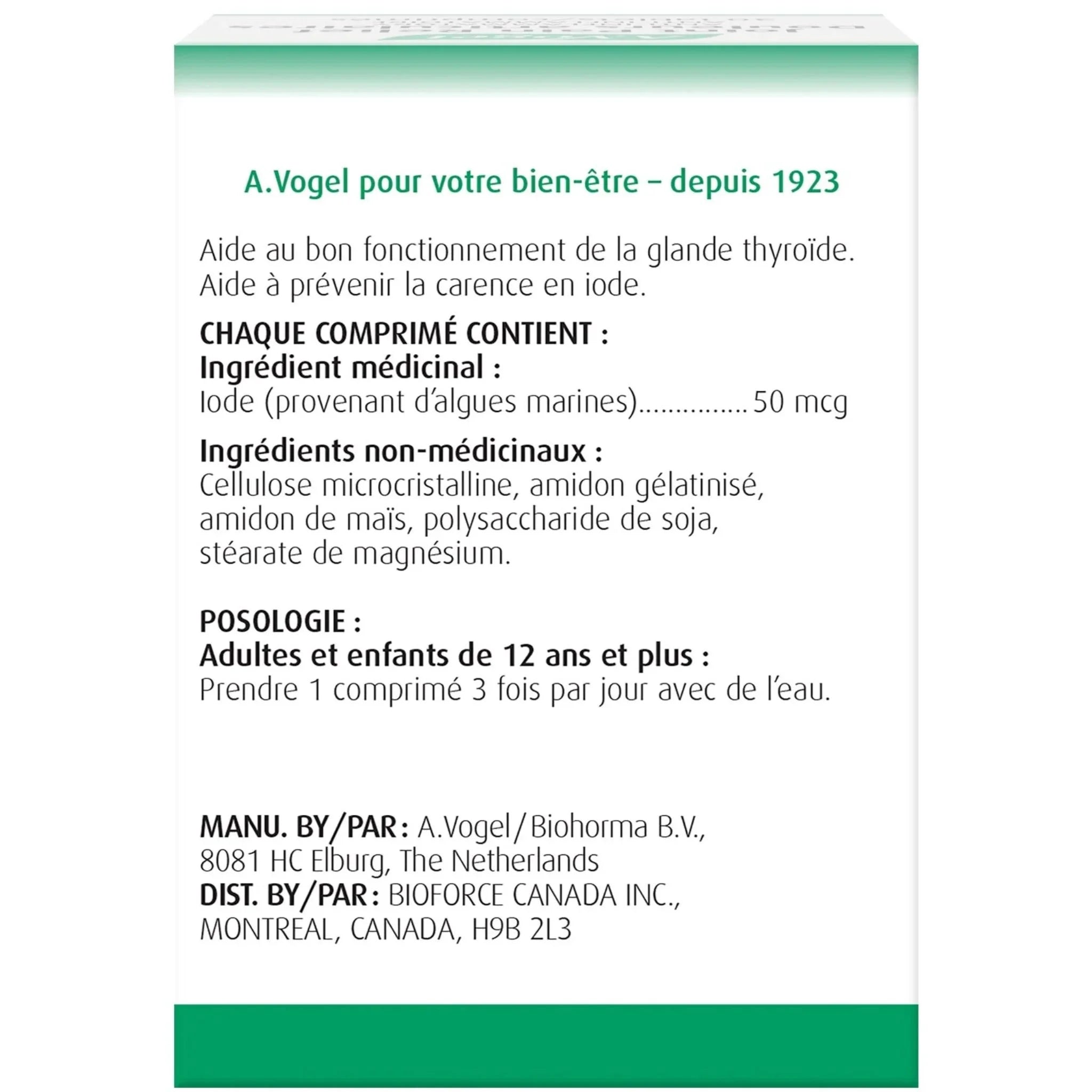 A. Vogel Thyroid Support 150 Tablets