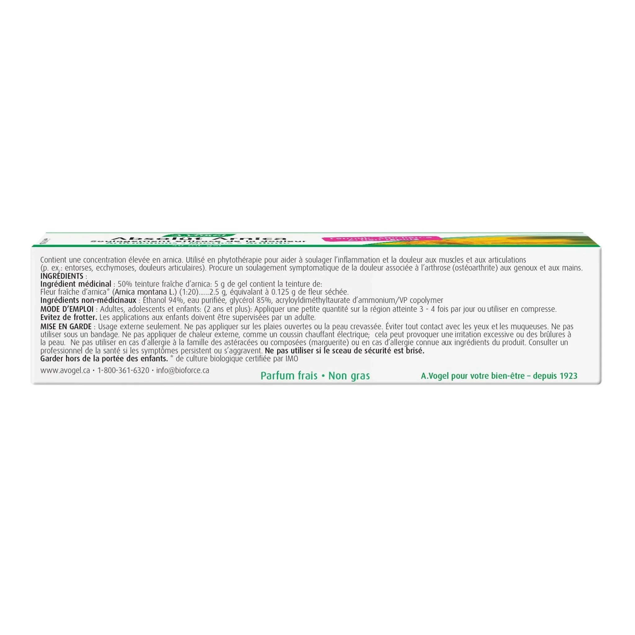 A. Vogel Absolut Arnica Gel 50ml
