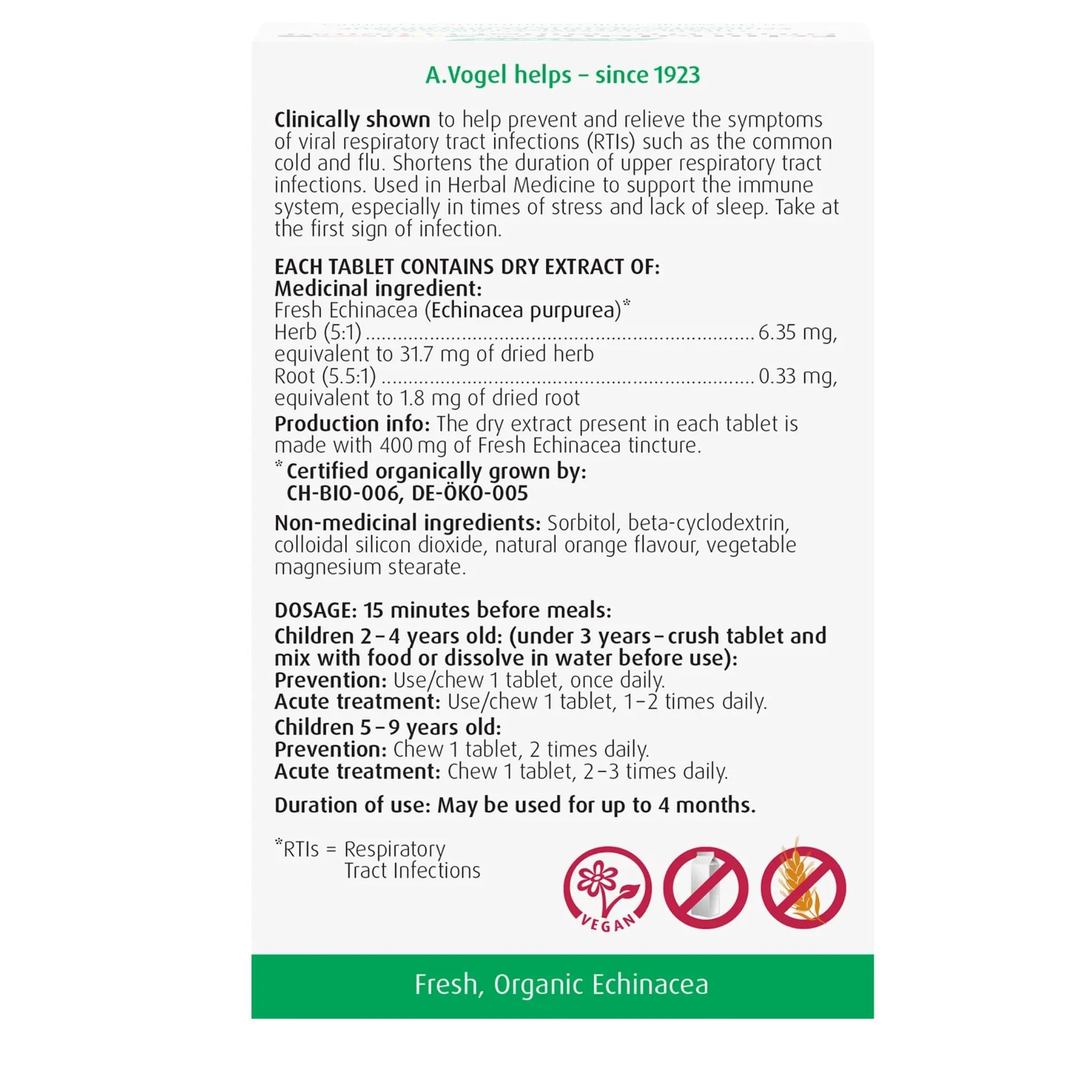 A. Vogel Echinaforce Junior 90 Tablets
