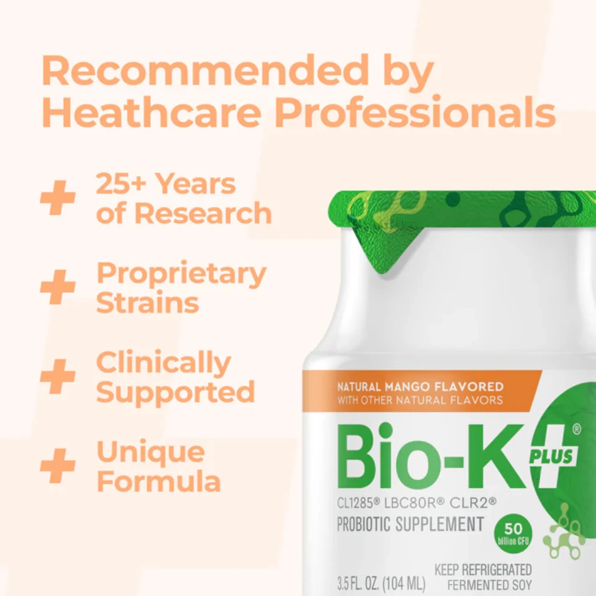 Bio K+ Probiotic Fermented Soy Mango 12 pack