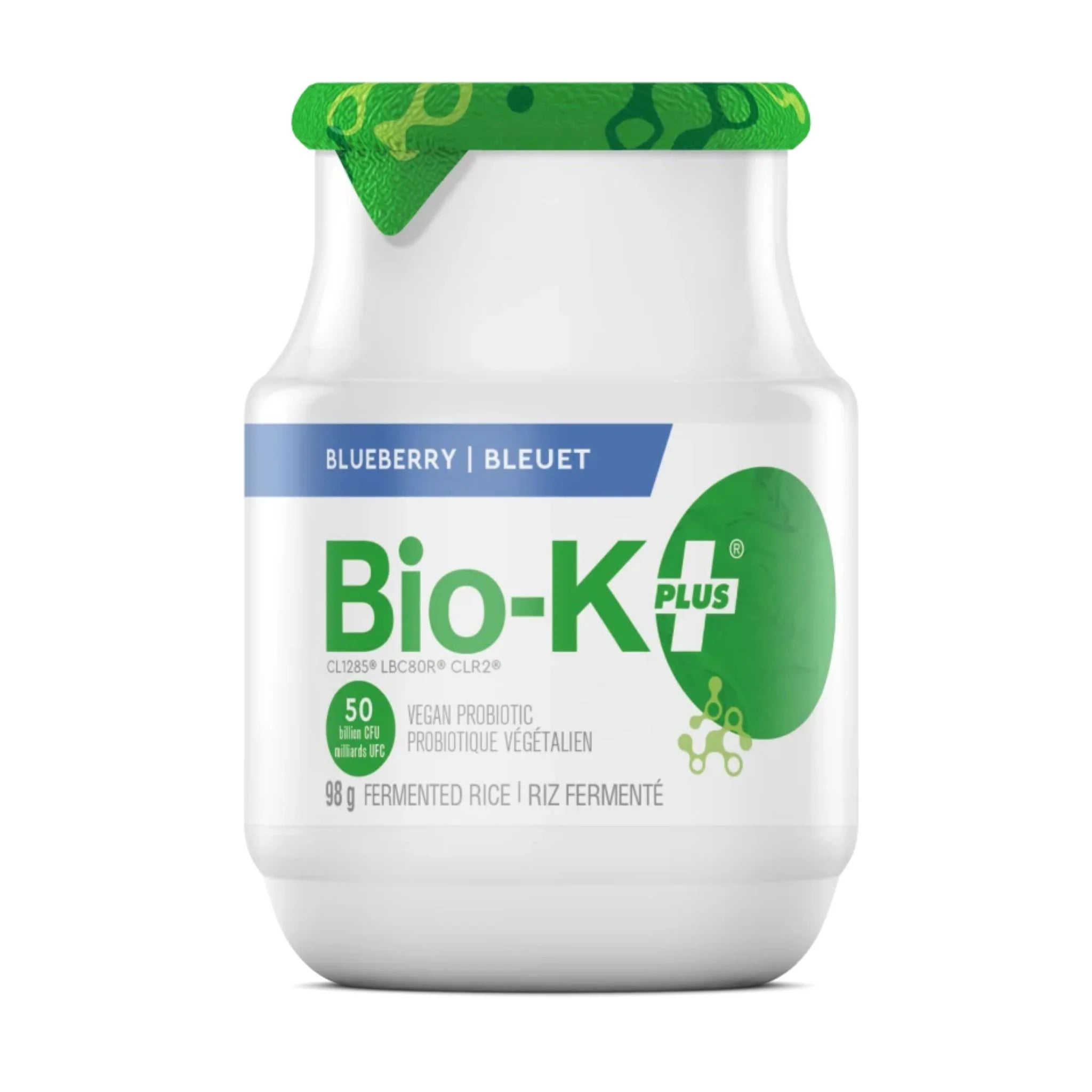 Bio-K+ Probiotic Fermented Rice 50 Billion Cultures Blueberry 12 pack