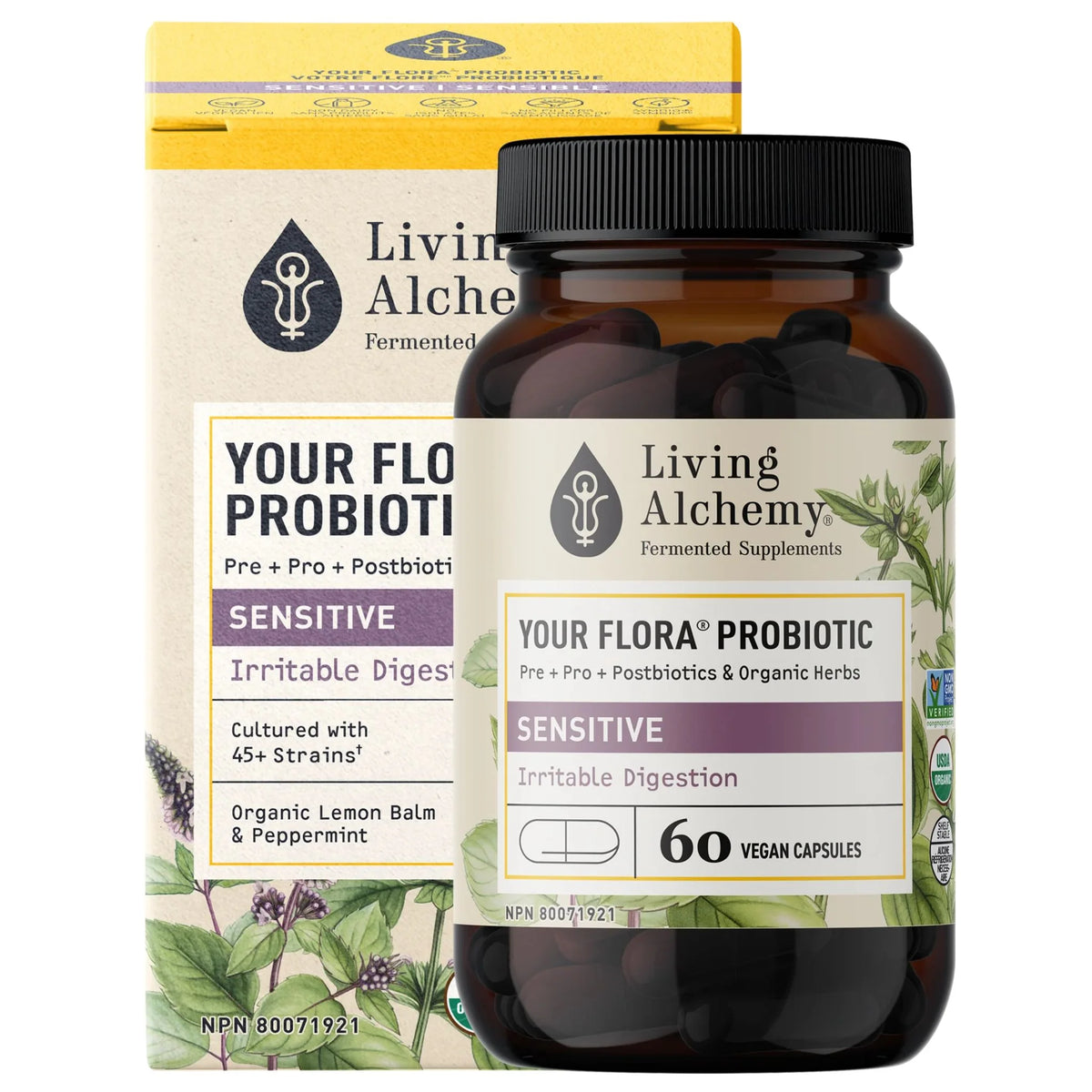Living Alchemy Your Flora Sensitive 60 Veg Capsules