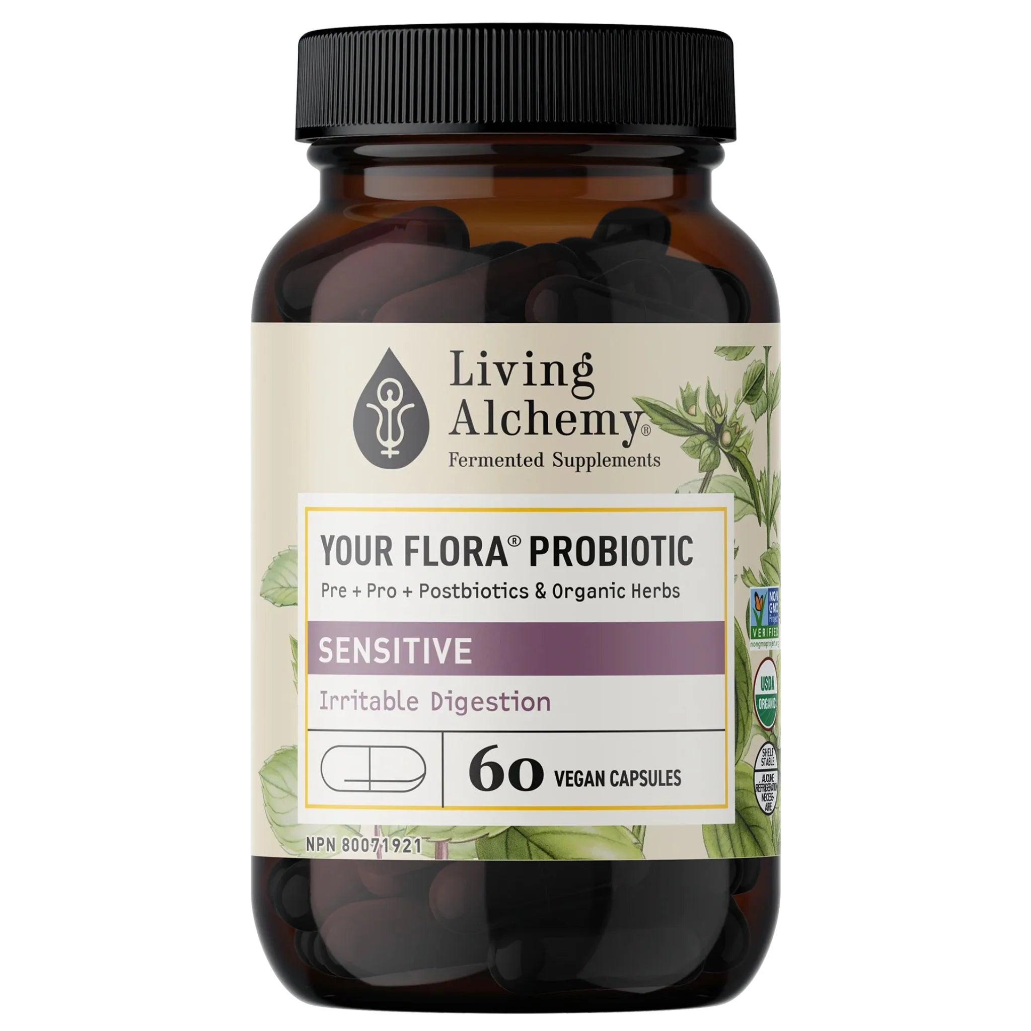 Living Alchemy Your Flora Sensitive 60 Veg Capsules