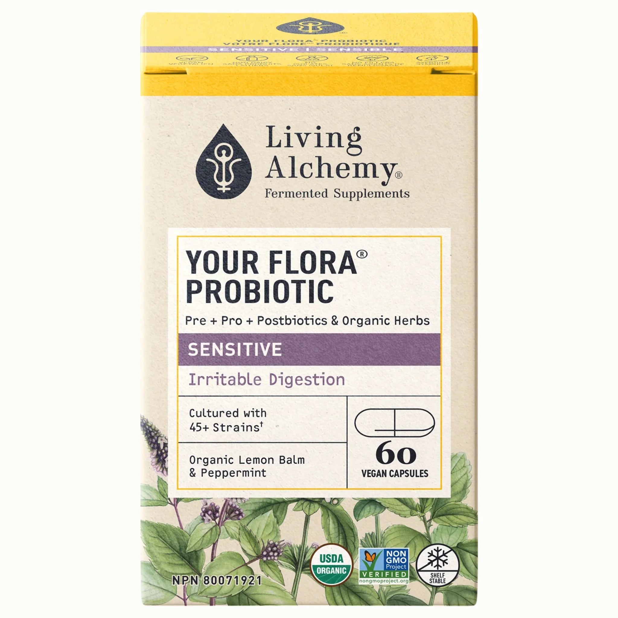 Living Alchemy Your Flora Sensitive 60 Veg Capsules
