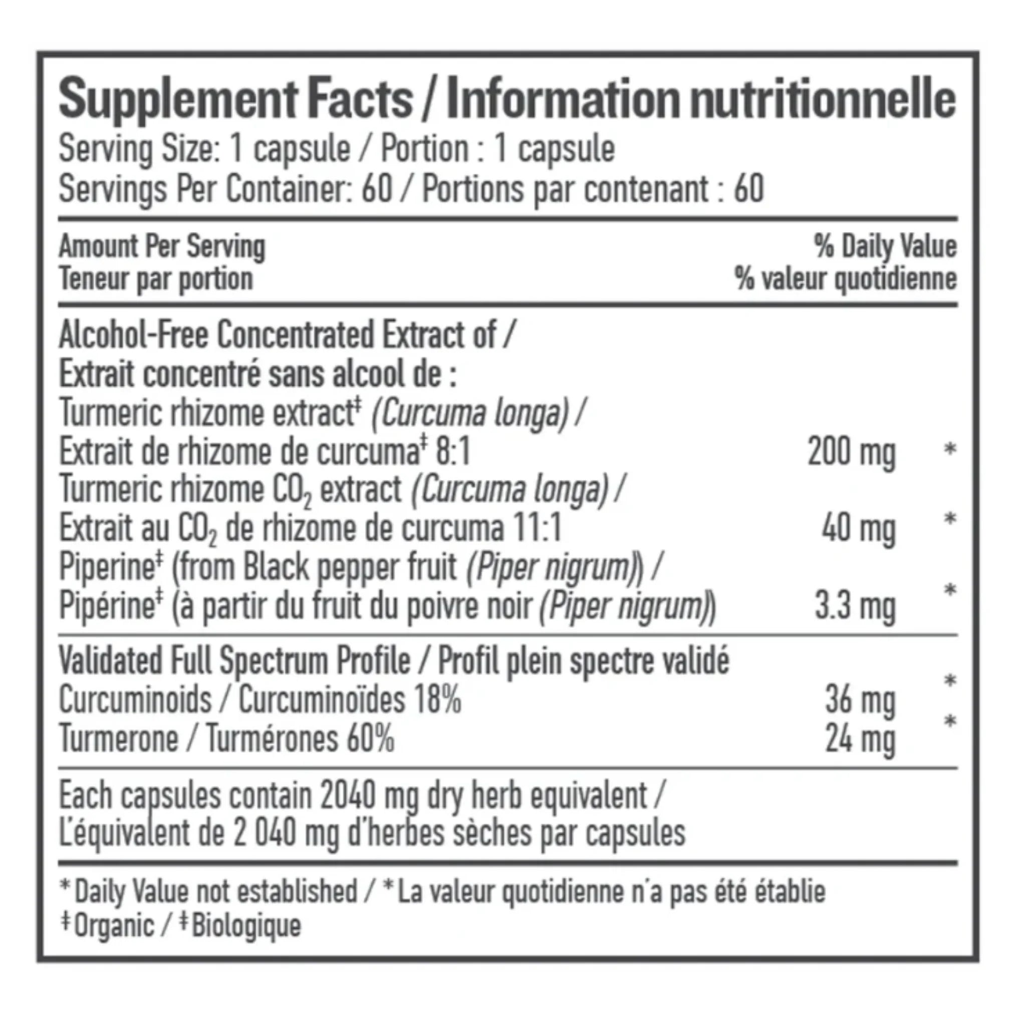 Botanica Turmeric Liquid Phytocaps (60 Capsules)