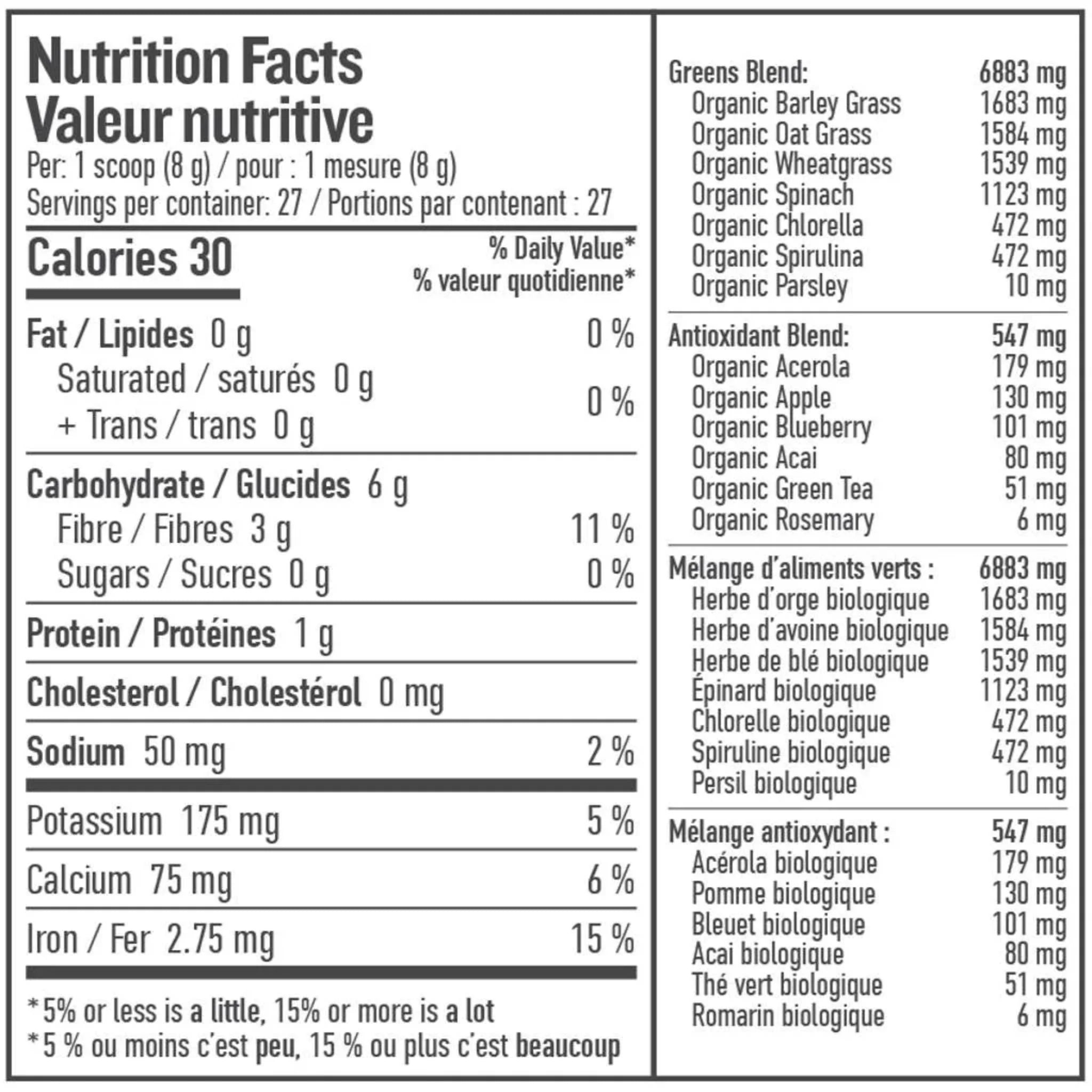 Botanica Perfect Greens Superfruit 154g