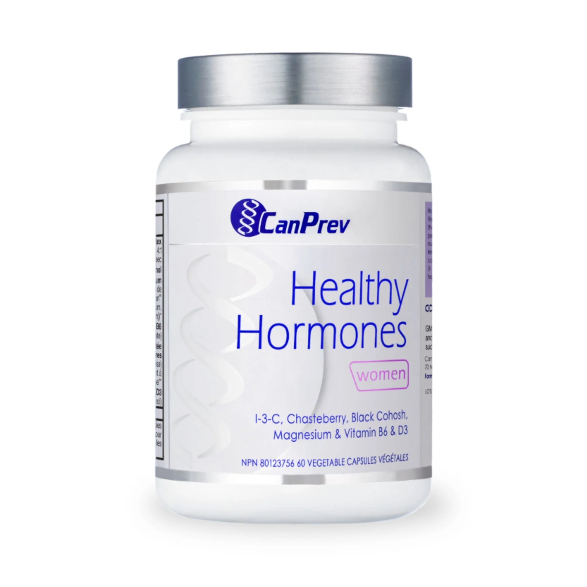CanPrev Healthy Hormones 60 Vegan Capsules - Nature's Source Inc