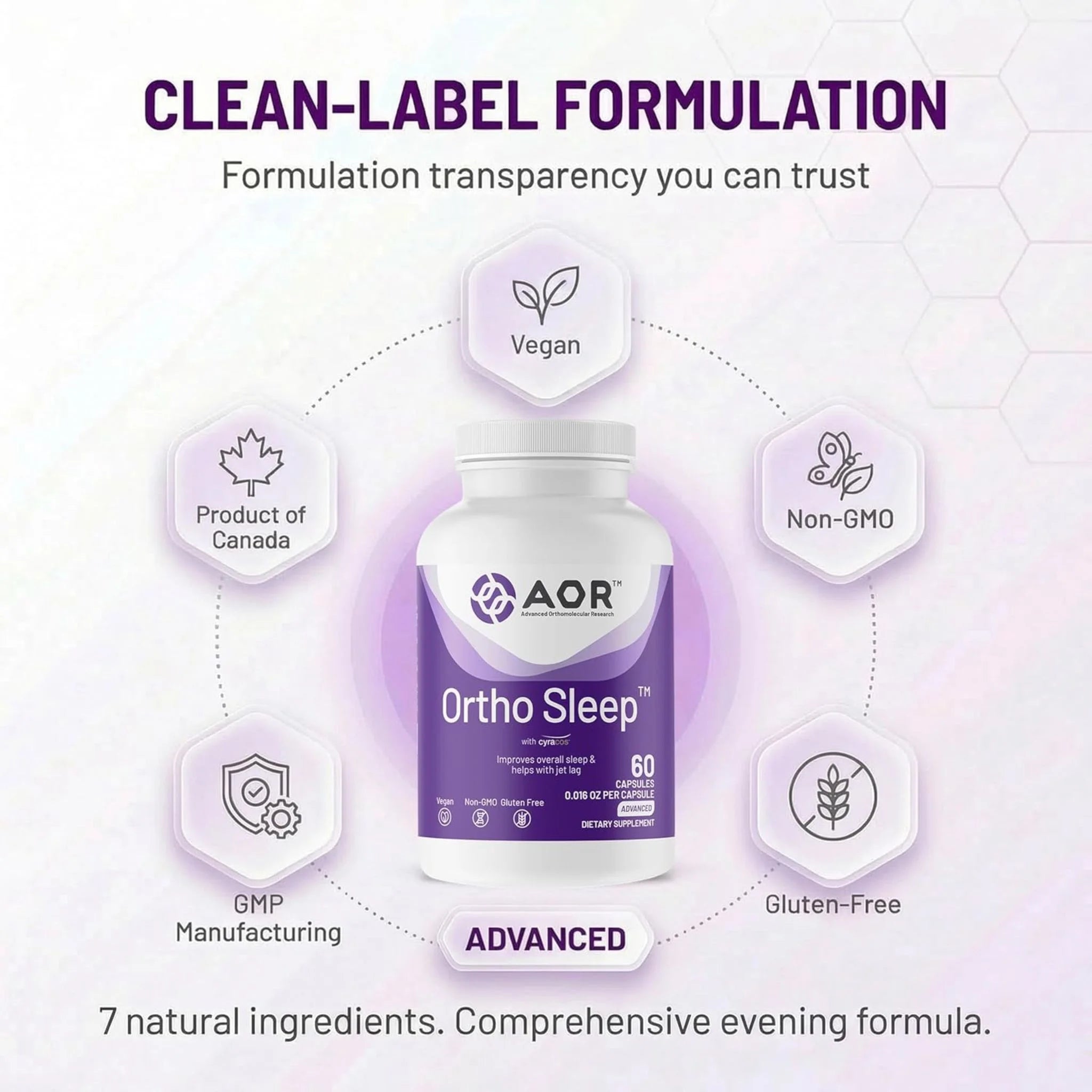 Buy AOR Ortho Sleep 60 Vegan Capsules Online - Nature's Source