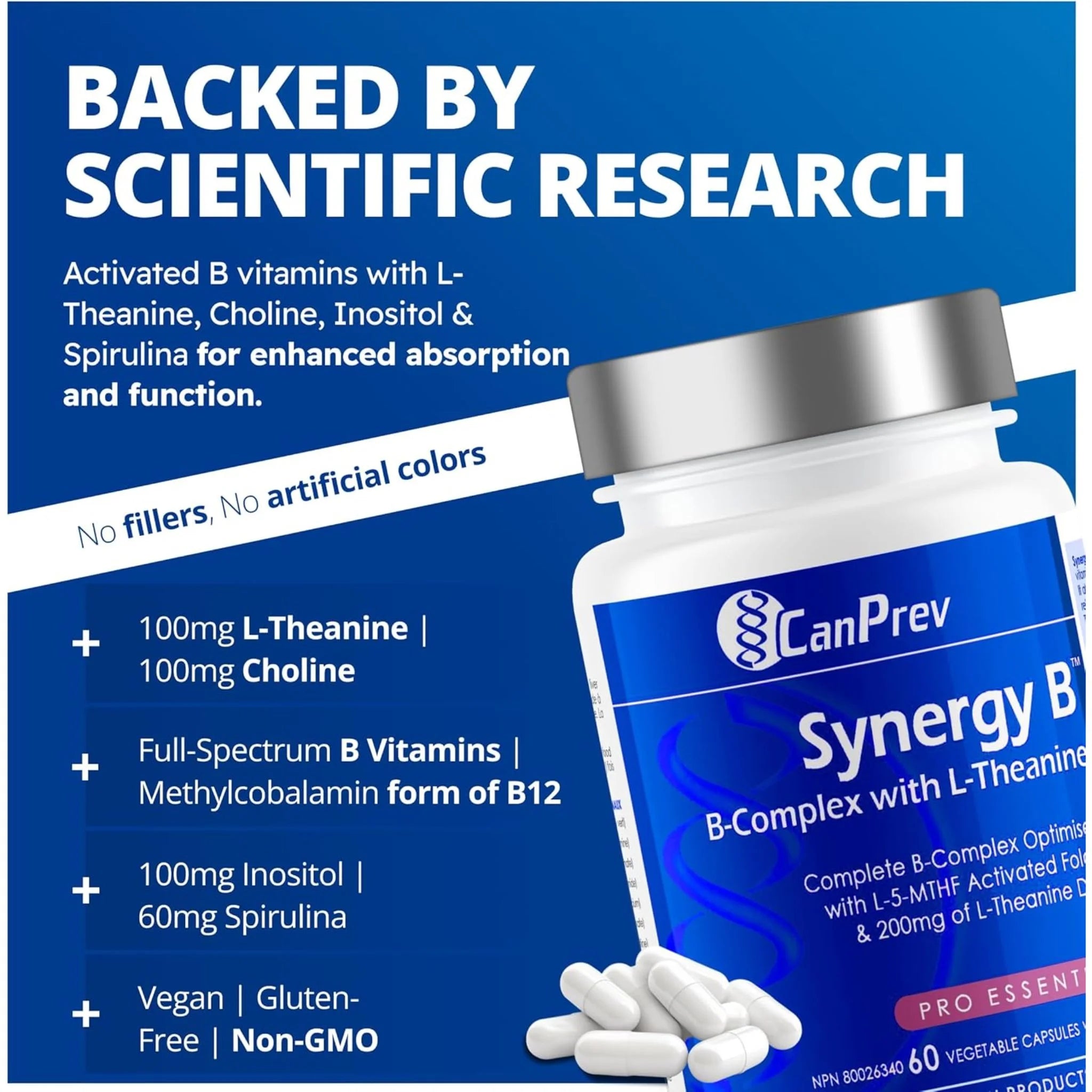 CanPrev Synergy B 60 vcaps - Nature's Source Inc