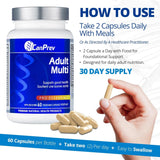 CanPrev Adult Multi, 60 Vegan Capsules - Nature's Source Inc