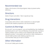 CanPrev Thyroid - Pro Formula 60 Vegetable Capsules - Nature's Source Inc