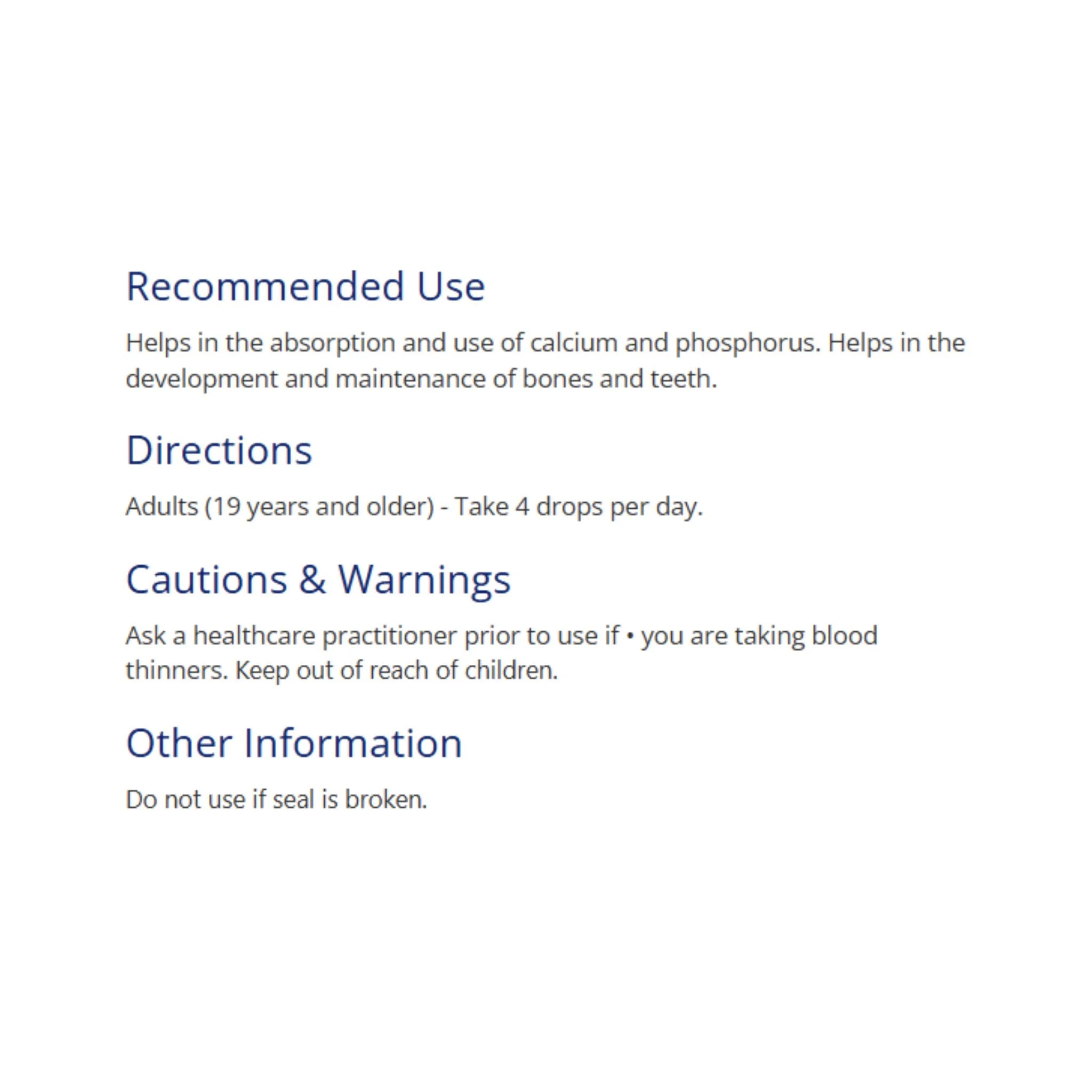 CanPrev D3 & K2 Drops, MCT Base 15ml - Nature's Source Inc