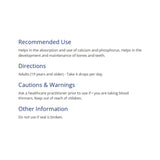 CanPrev D3 & K2 Drops, MCT Base 15ml - Nature's Source Inc