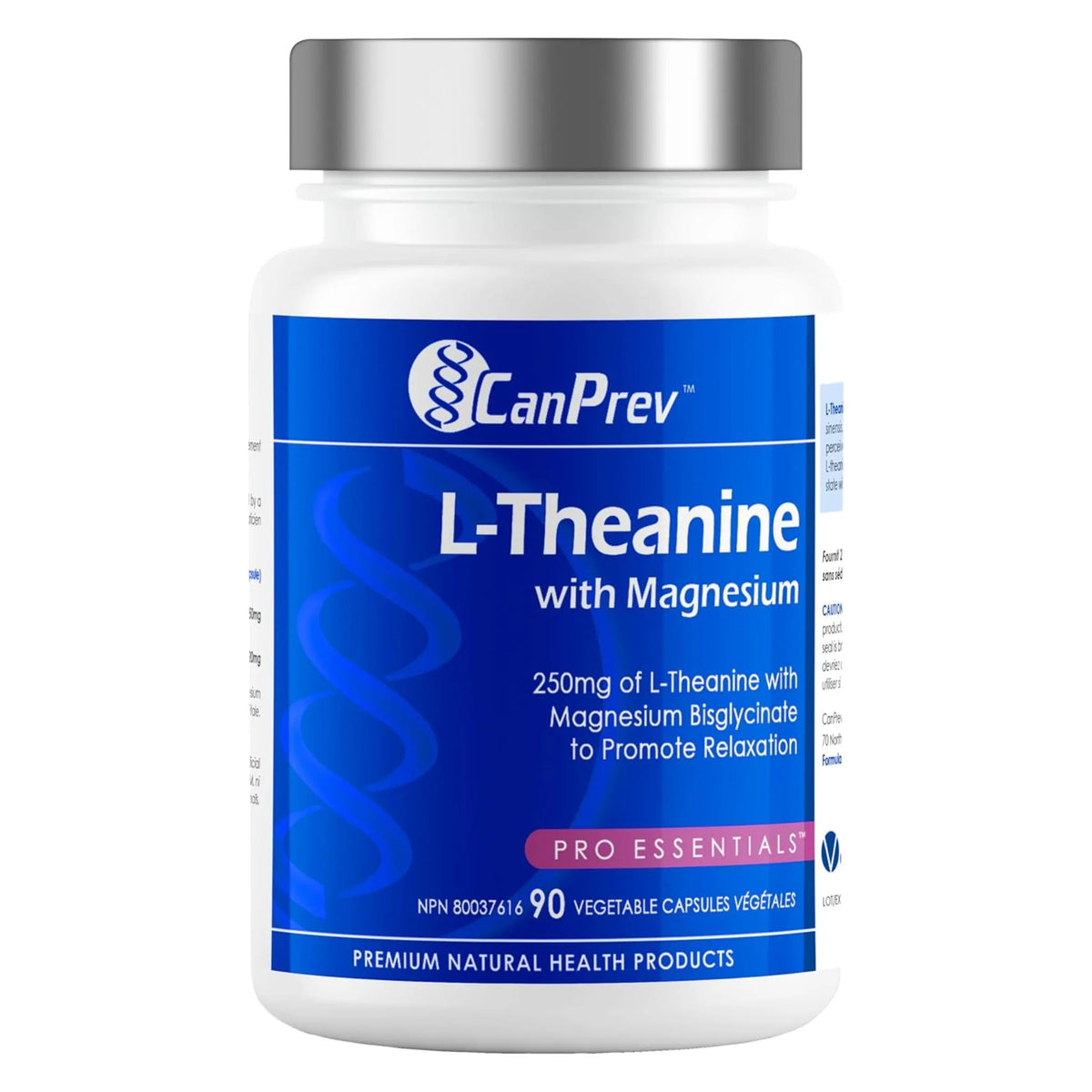 CanPrev L - Theanine With Magnesium 90 Vegan Capsules - Nature's Source Inc