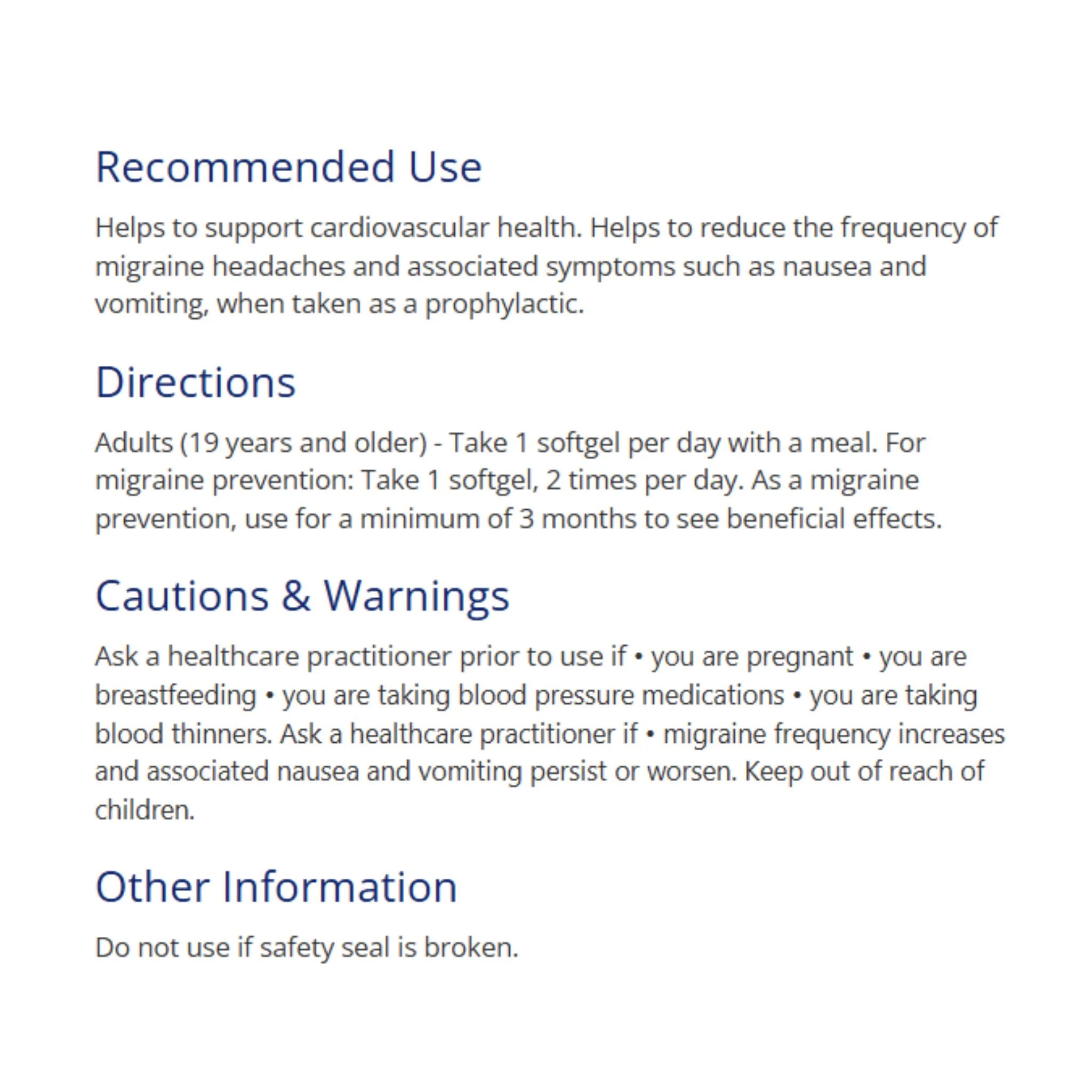 CanPrev Ubiquinol 100 with MCT Oil, 60 Softgels - Nature's Source Inc