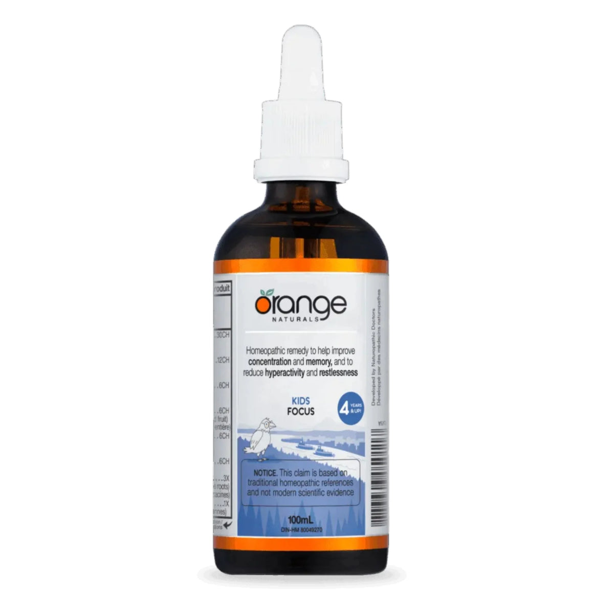 Orange Naturals Focus Kids Homeopathic 100ml