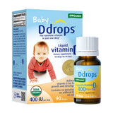 Ddrops Baby Vitamin D (400IU) - 90 drops 2.5 ml