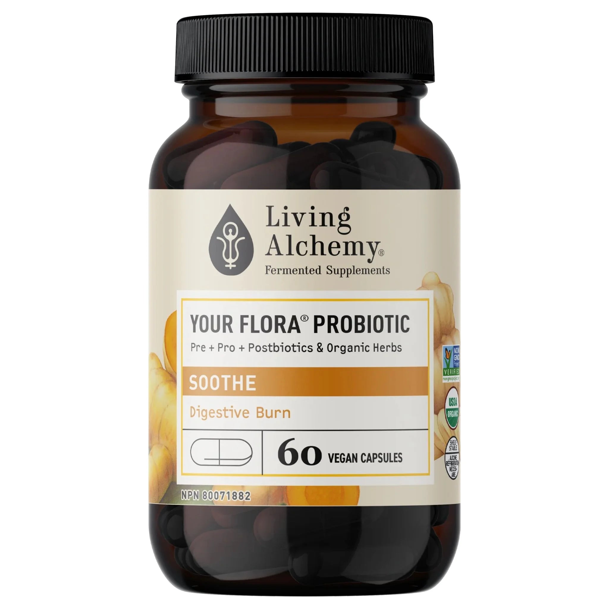 Living Alchemy Your Flora Soothe 60 Vegan Capsules