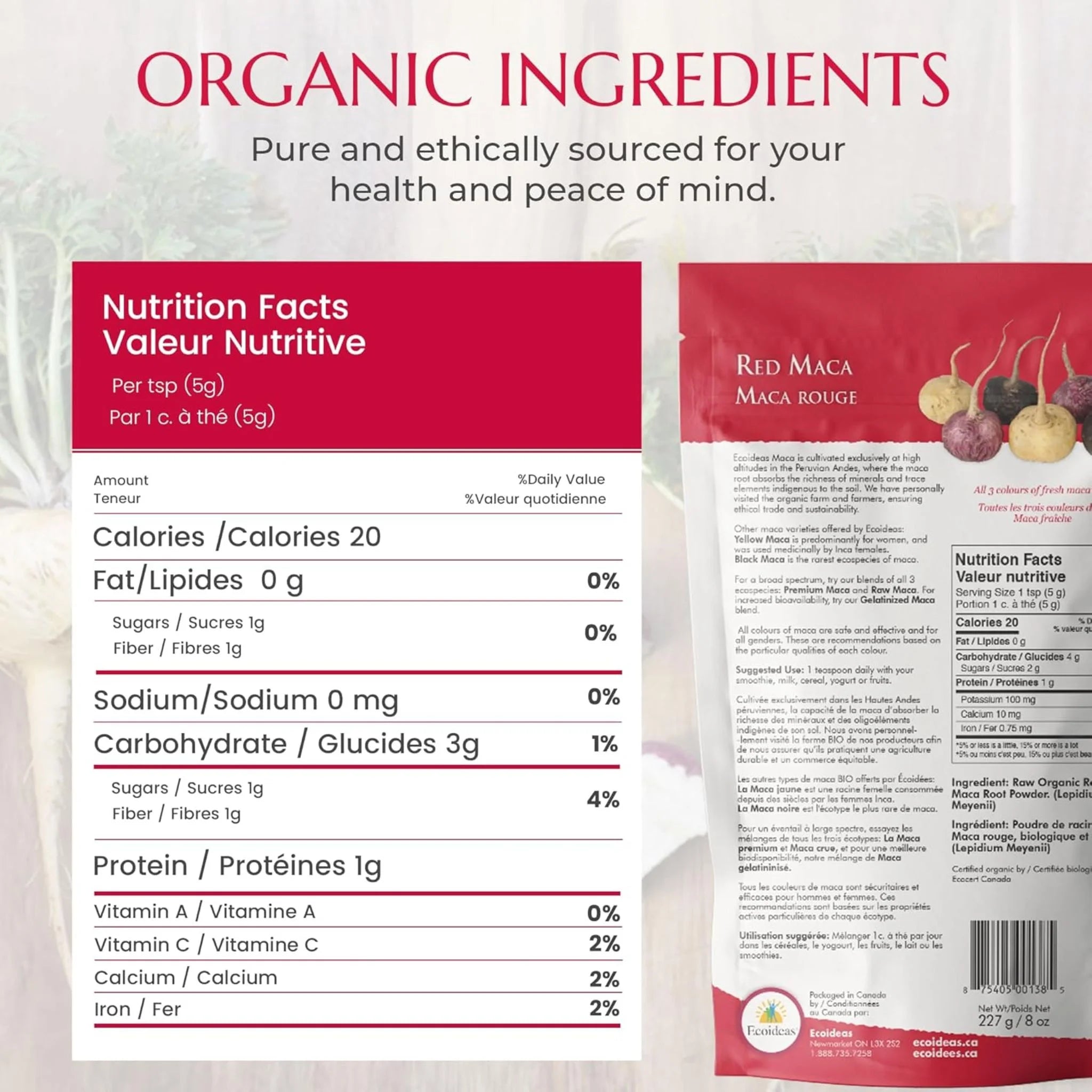 Ecoideas Red Maca 227g