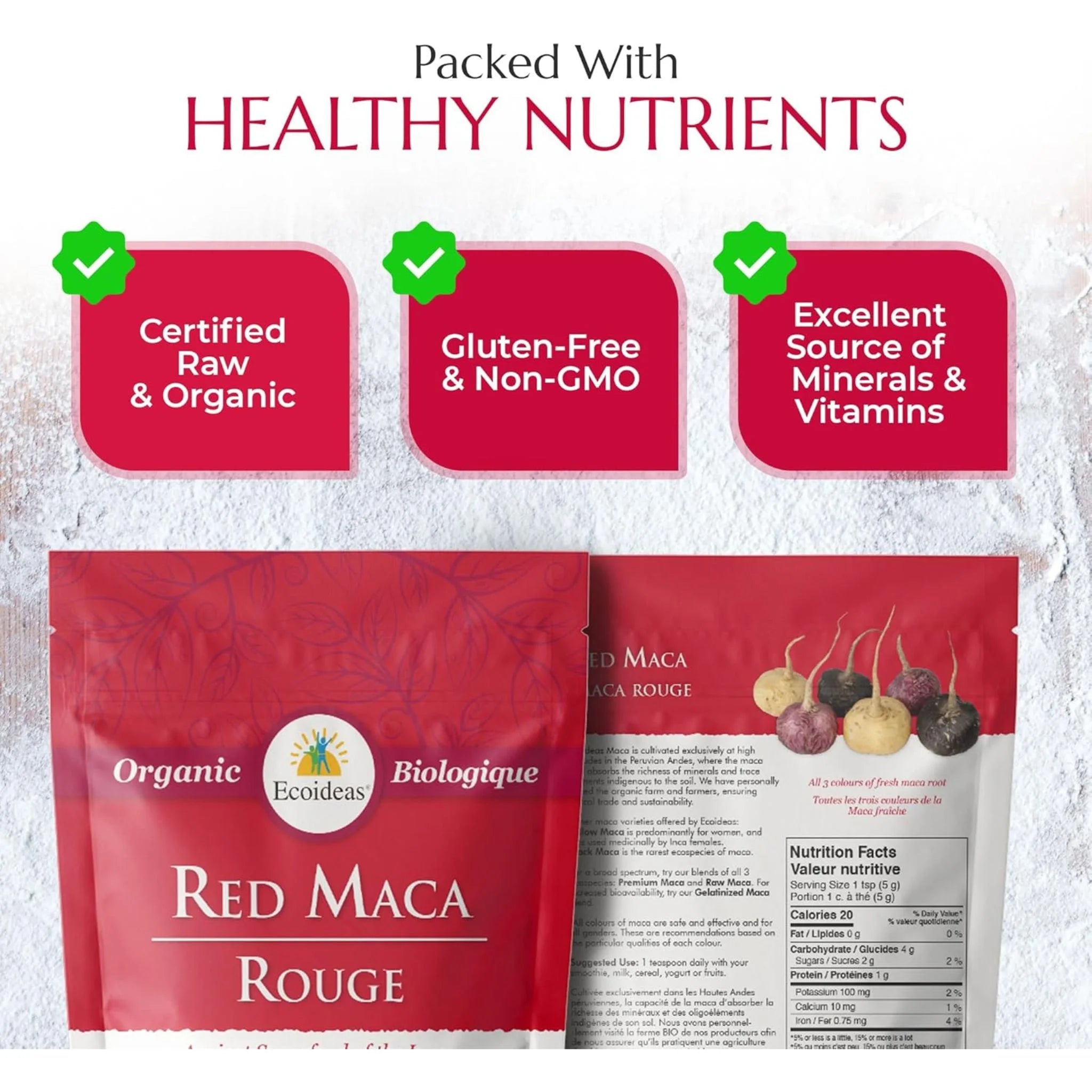 Ecoideas Red Maca 227g