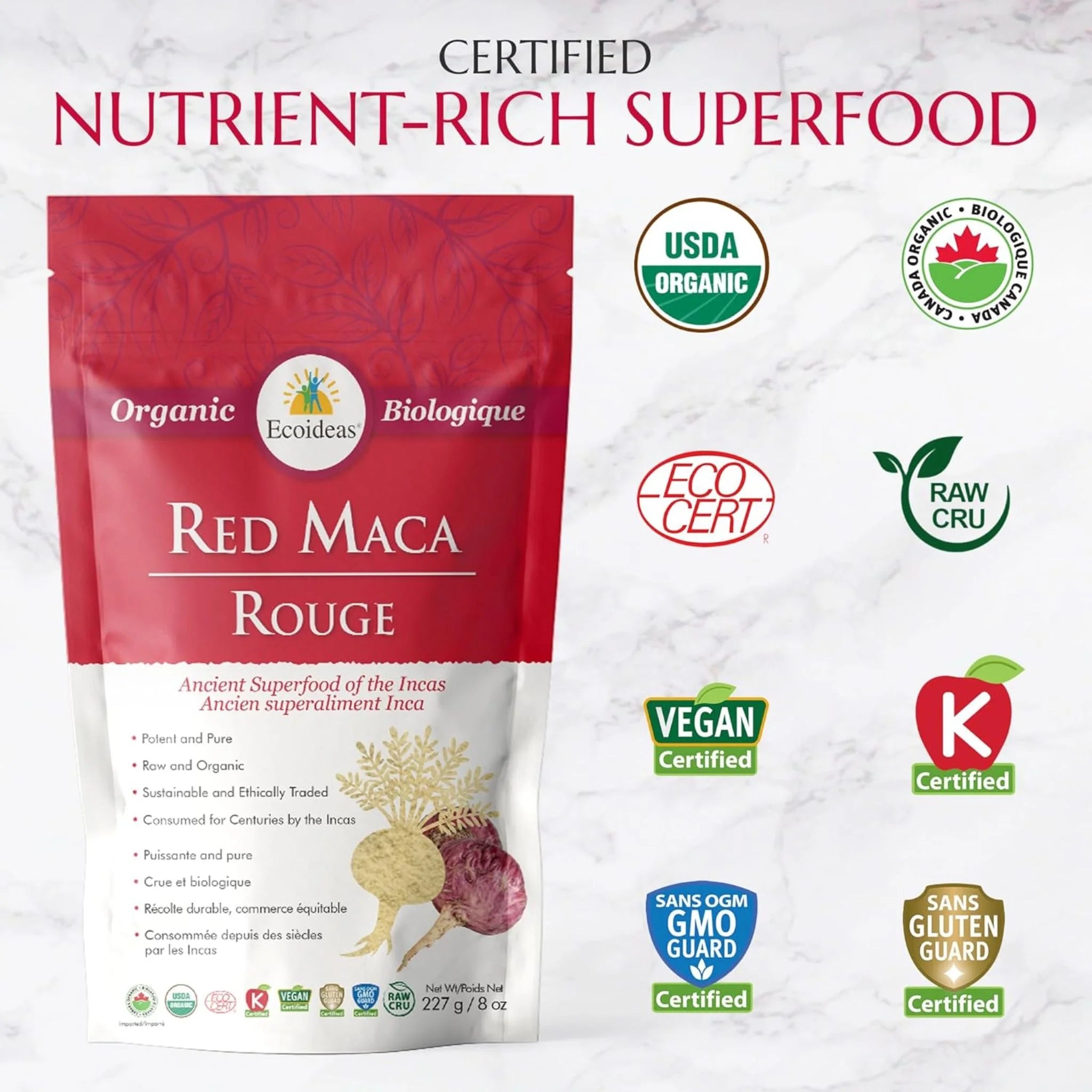 Ecoideas Red Maca 227g