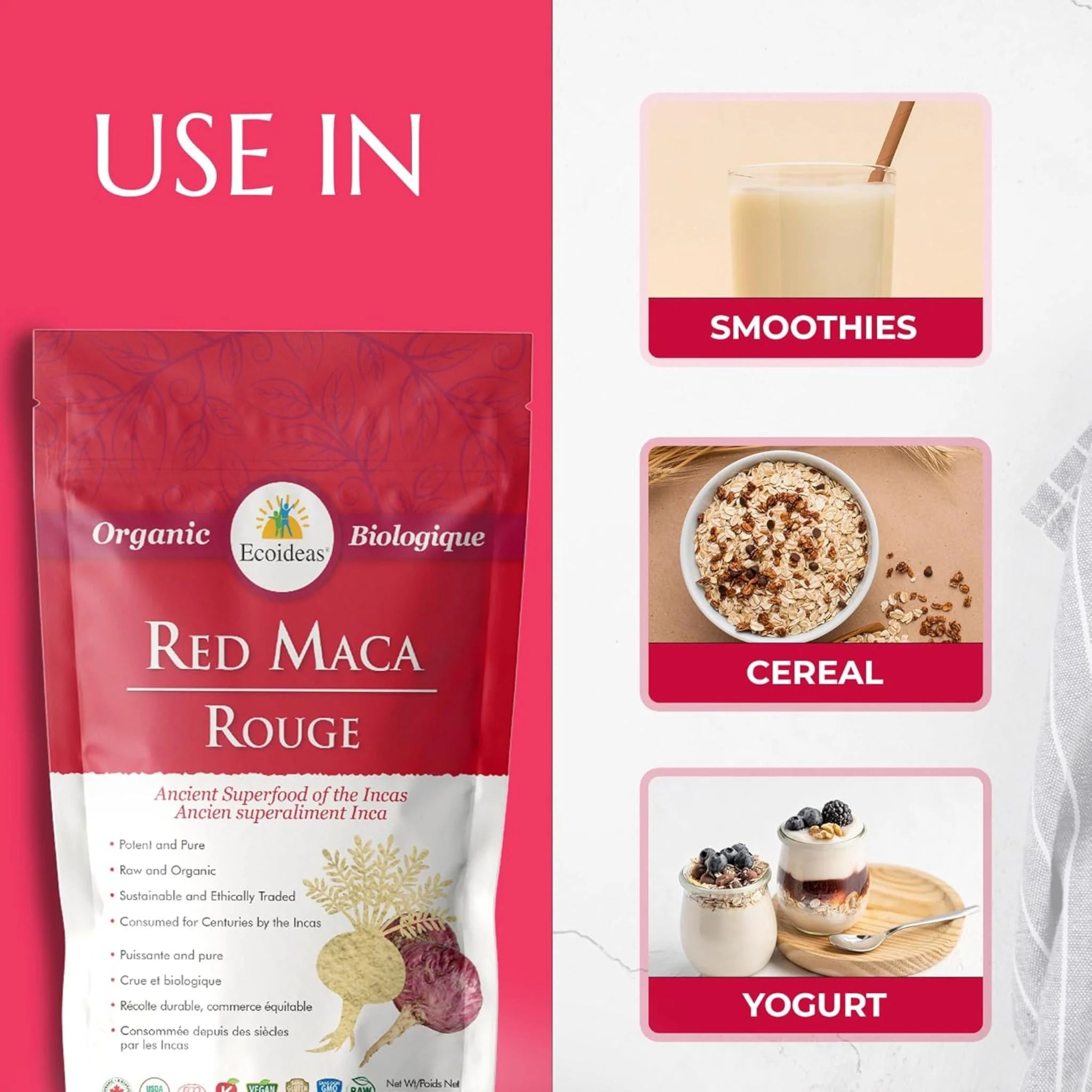 Ecoideas Red Maca 227g