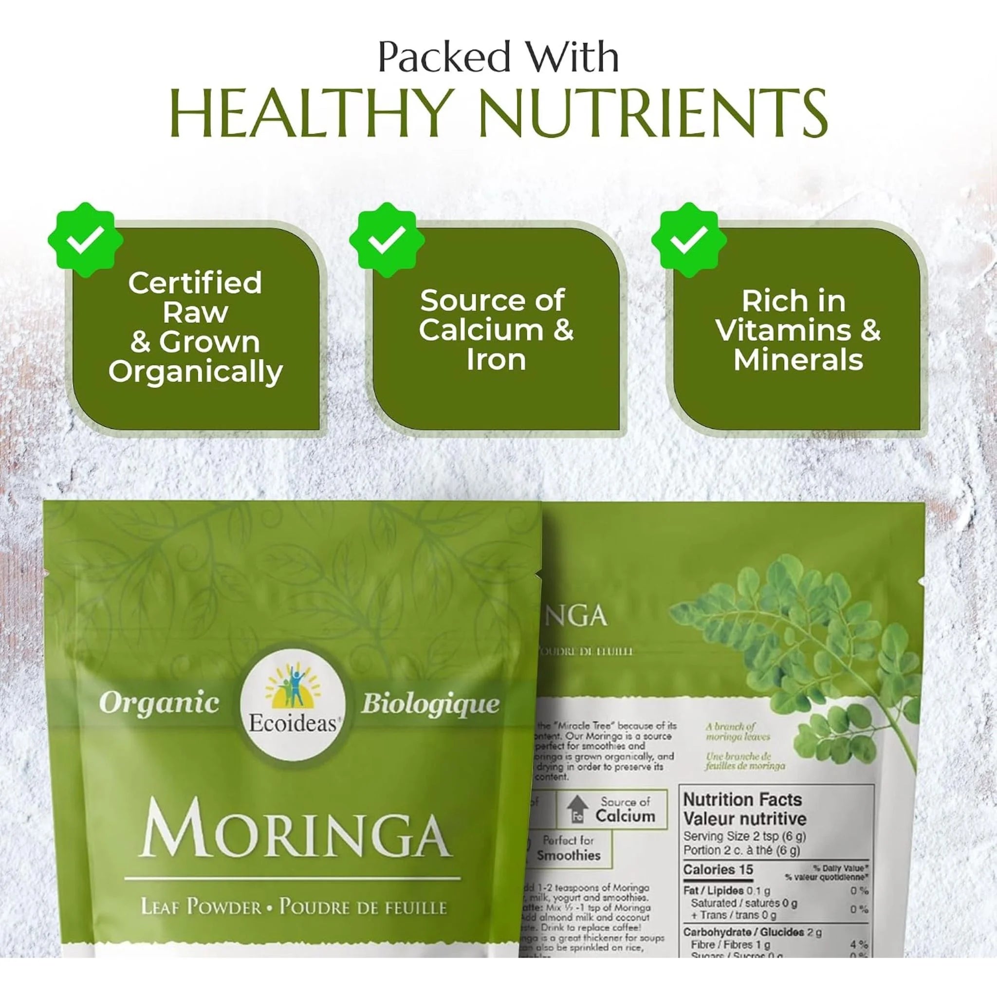 Ecoideas Moringa Leaf Powder 227g