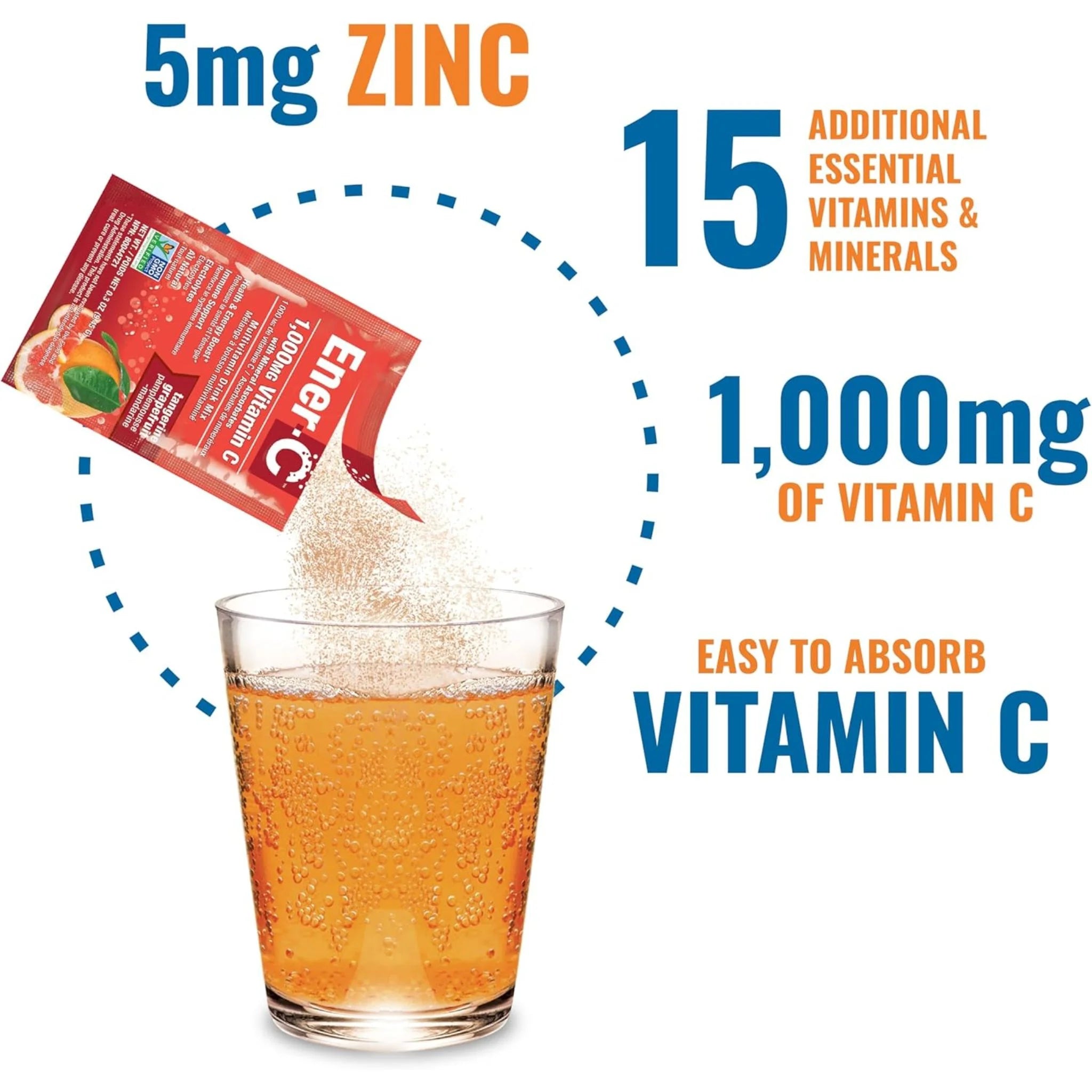 Ener-C Tangerine Grapefruit 30 Packets