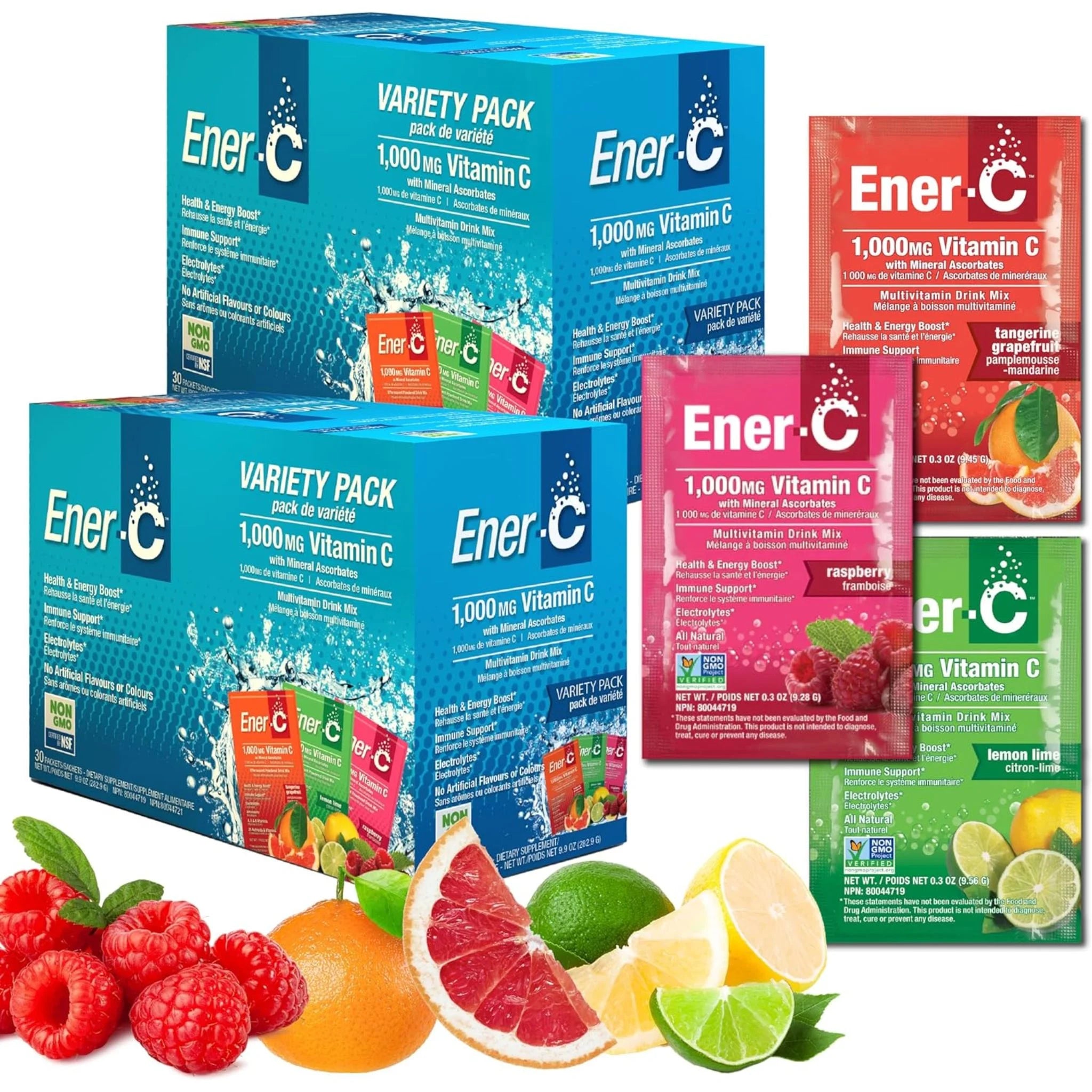 Ener-C Multivitamin Variety Pack 30 Packets