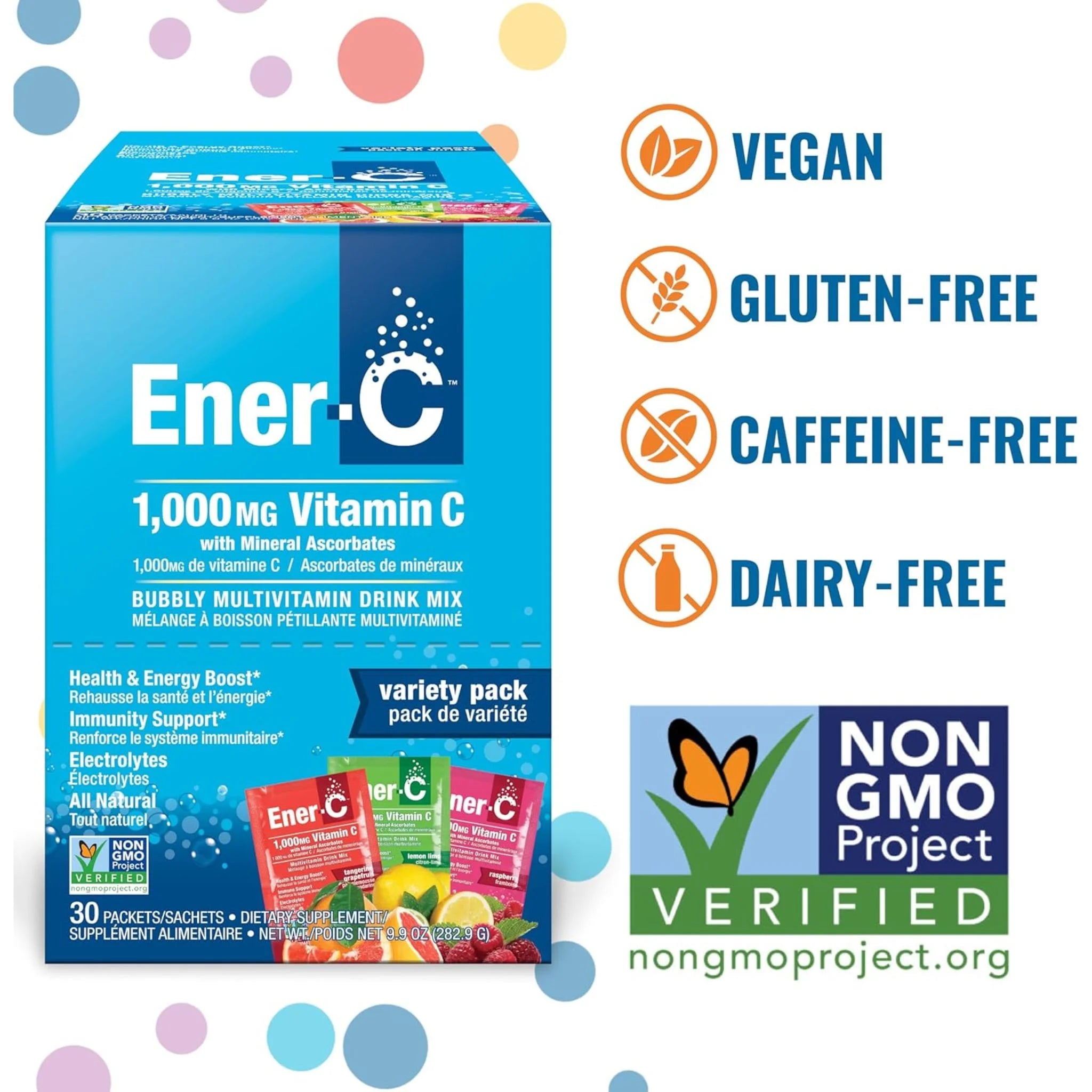 Ener-C Multivitamin Variety Pack 30 Packets