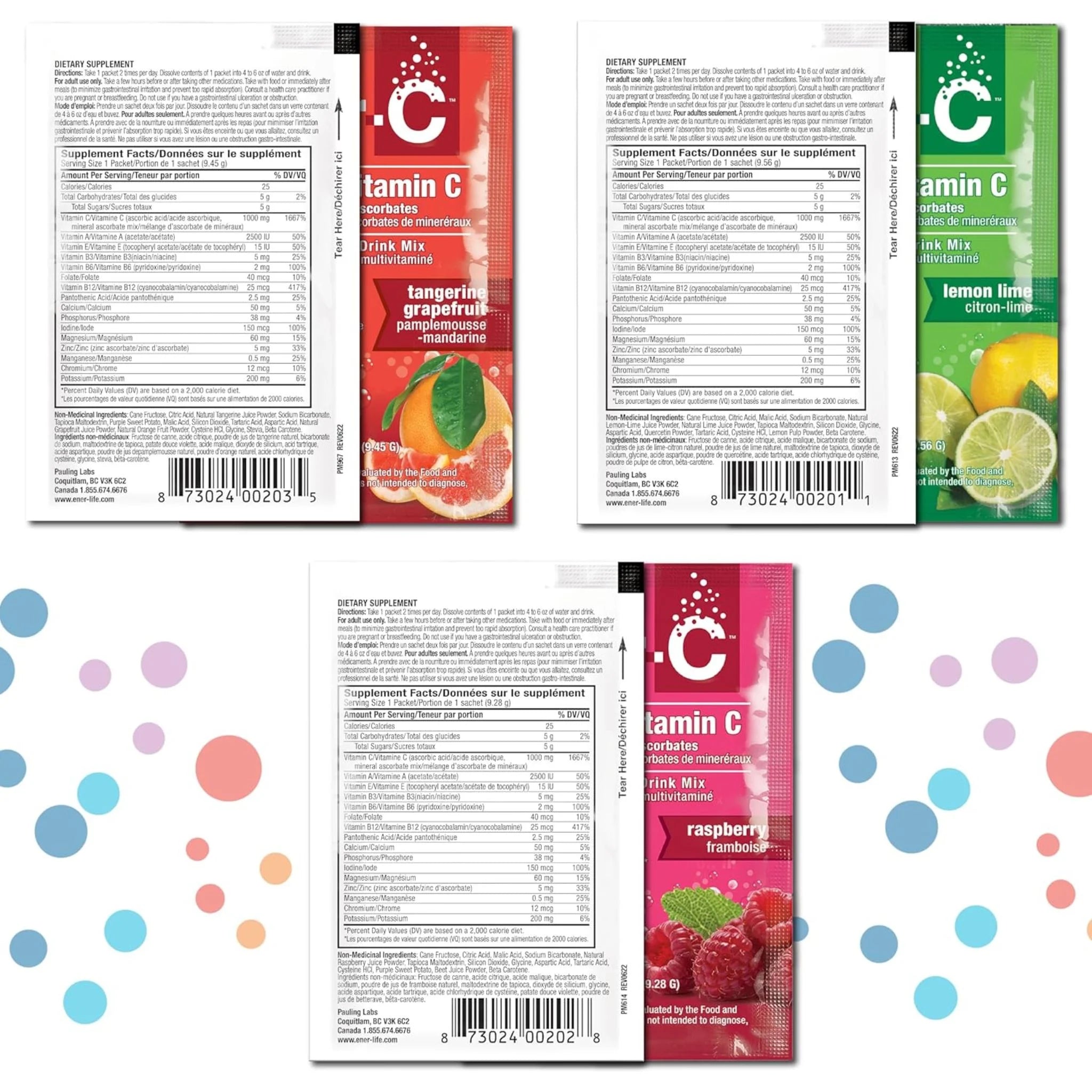 Ener-C Multivitamin Variety Pack 30 Packets